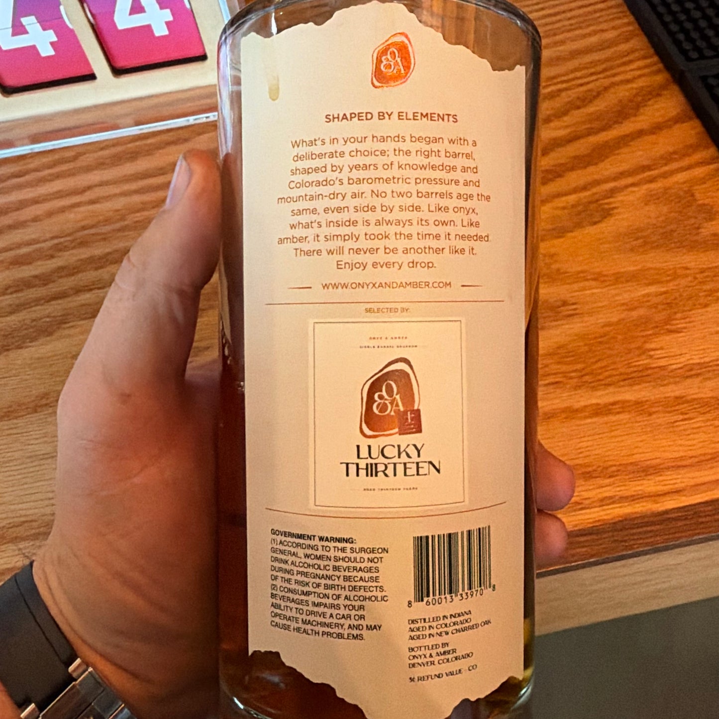 Onyx & Amber 13 Year Bourbon | Lucky Thirteen