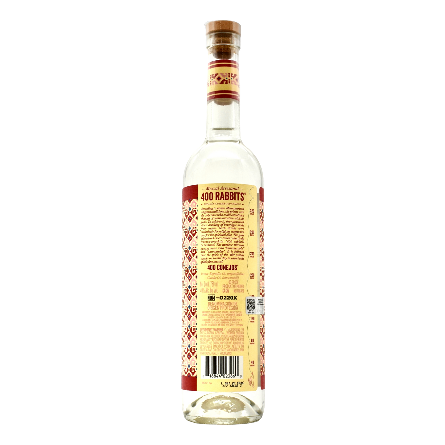 400 Conejos Mezcal Cuishe 750ml