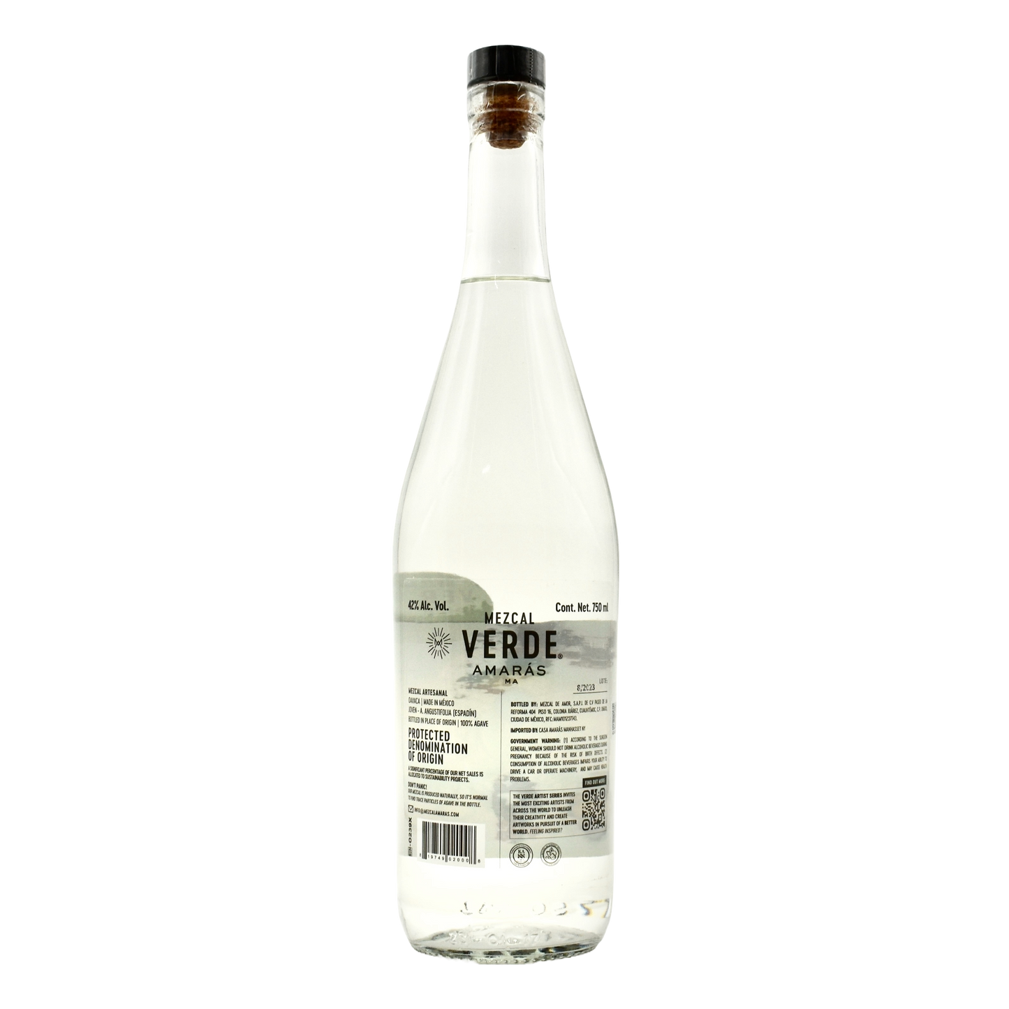 Amaras Verde Mezcal Joven 750ml