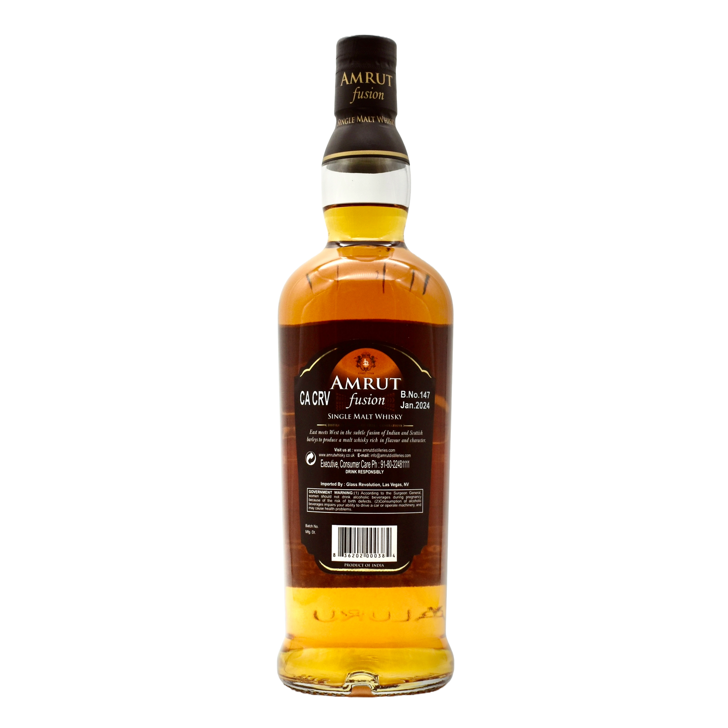 Amrut Fusion Indian Whiskey 750ml