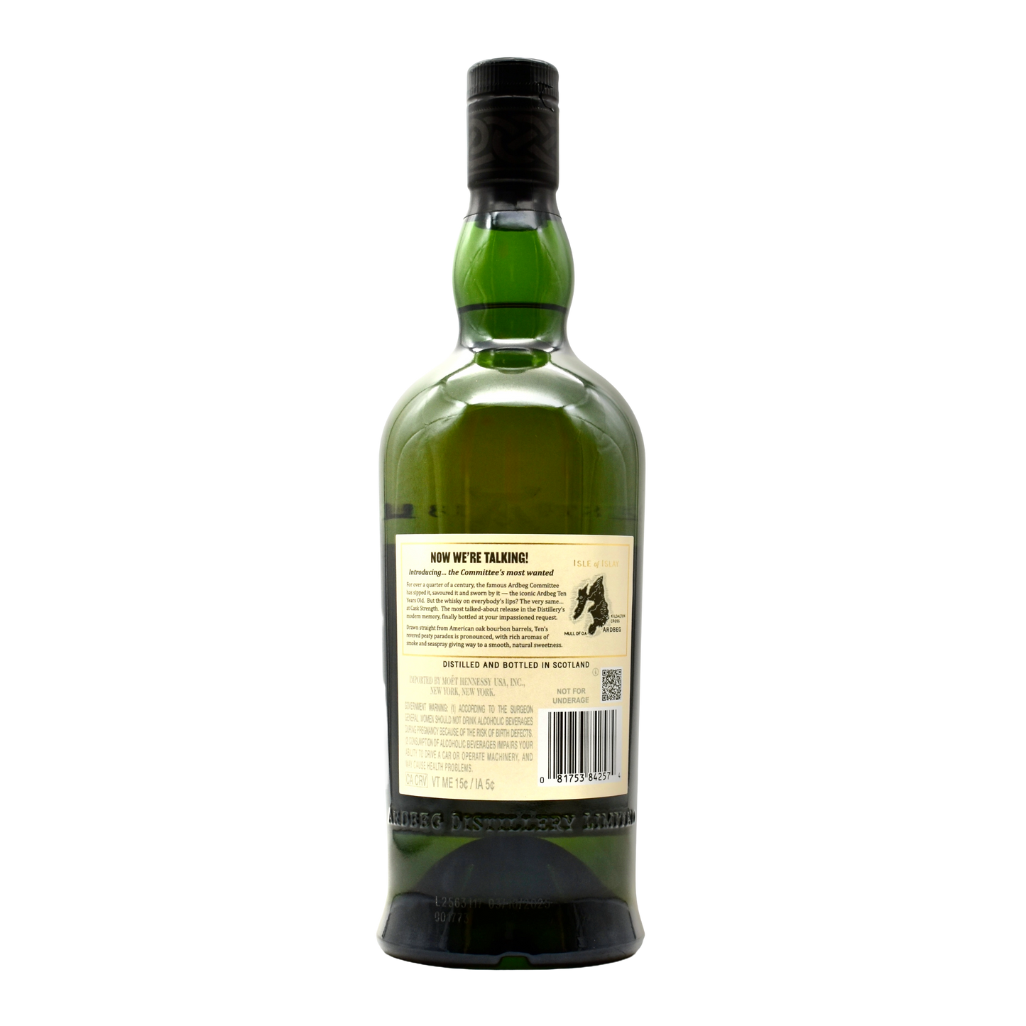 Ardbeg 10 Year Single Malt Scotch Whisky Cask Strength 700ml | Committee Release