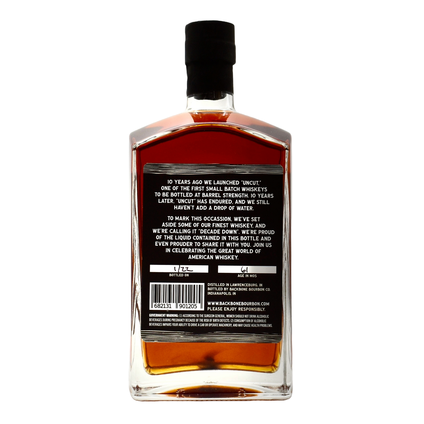 Backbone Bourbon Decades Down 750ml