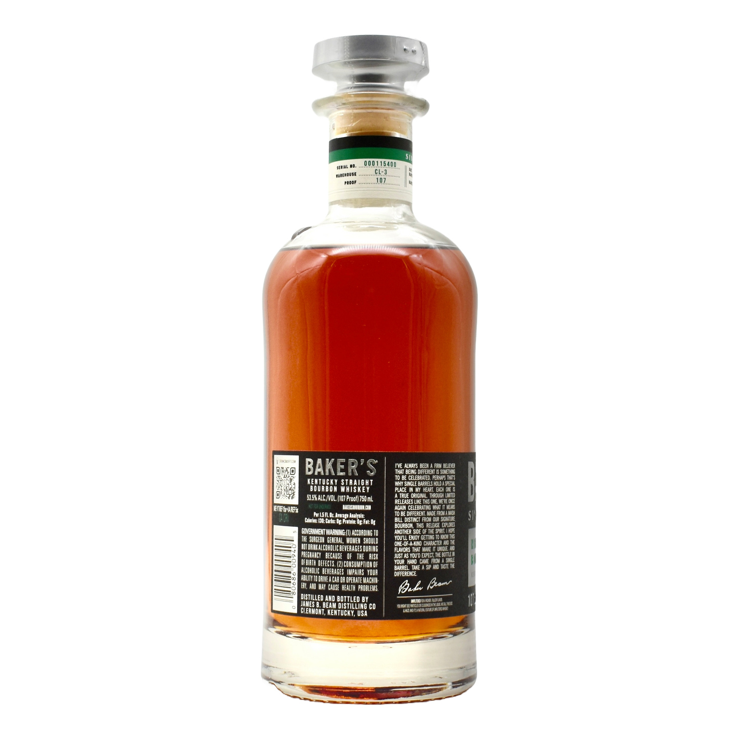 Baker's High Rye Bourbon Limited Release 750ml
