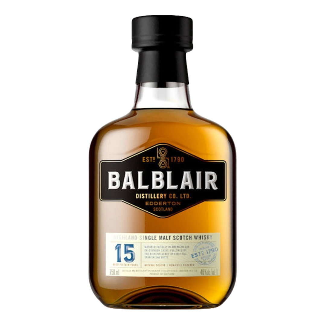 Balblair Single Malt Scotch Whisky 15 Year 750ml