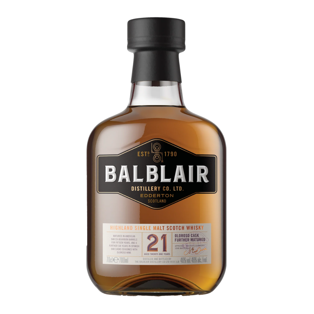 Balblair Single Malt Scotch Whisky 21 Year 700ml