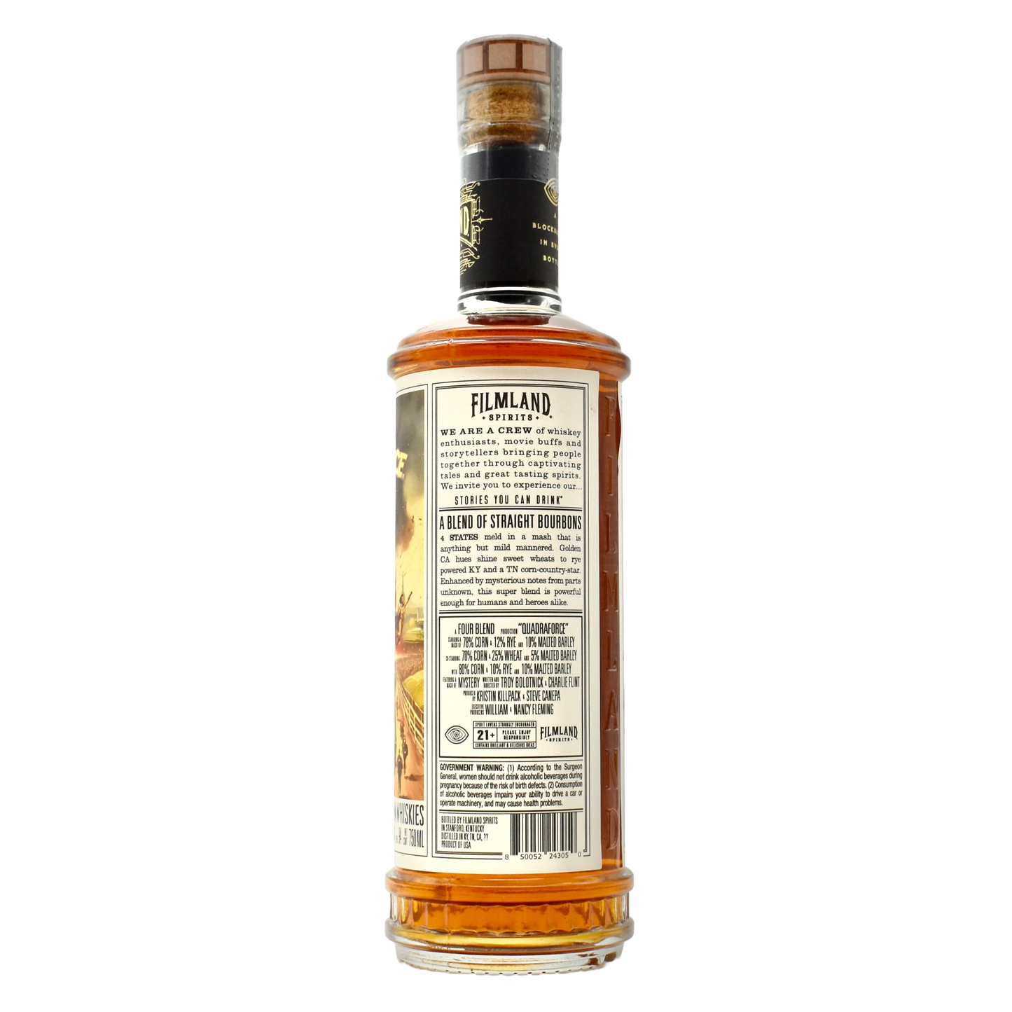 Filmland Spirits Quadraforce Bourbon Kentucky Anna 750ml