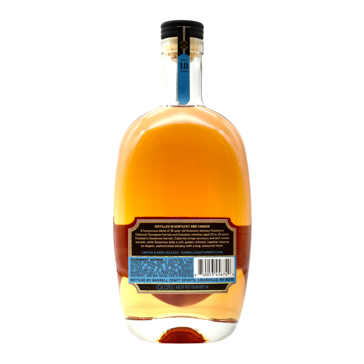 Barrell Whiskey 18 Year Finished in Cabernet Sauvignon & Sauternes 750ml