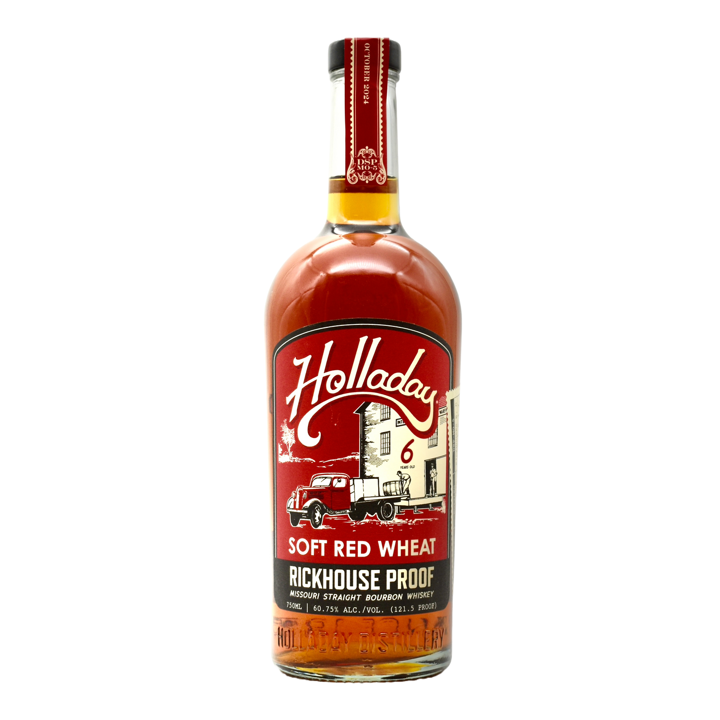 Ben Holladay Bourbon Soft Red Rickhouse Proof 750ml