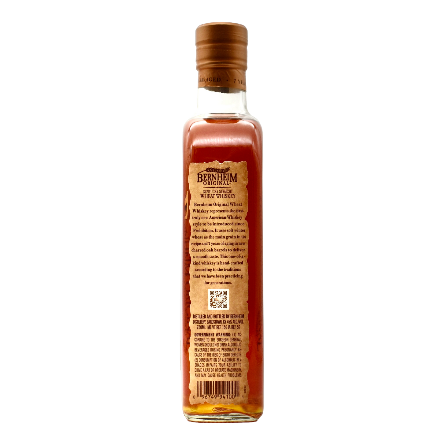 Bernheim 7 Year Wheat Whiskey 750ml