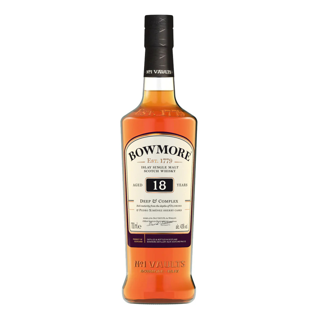 Bowmore Single Malt Scotch Whisky 18 Year 750ml