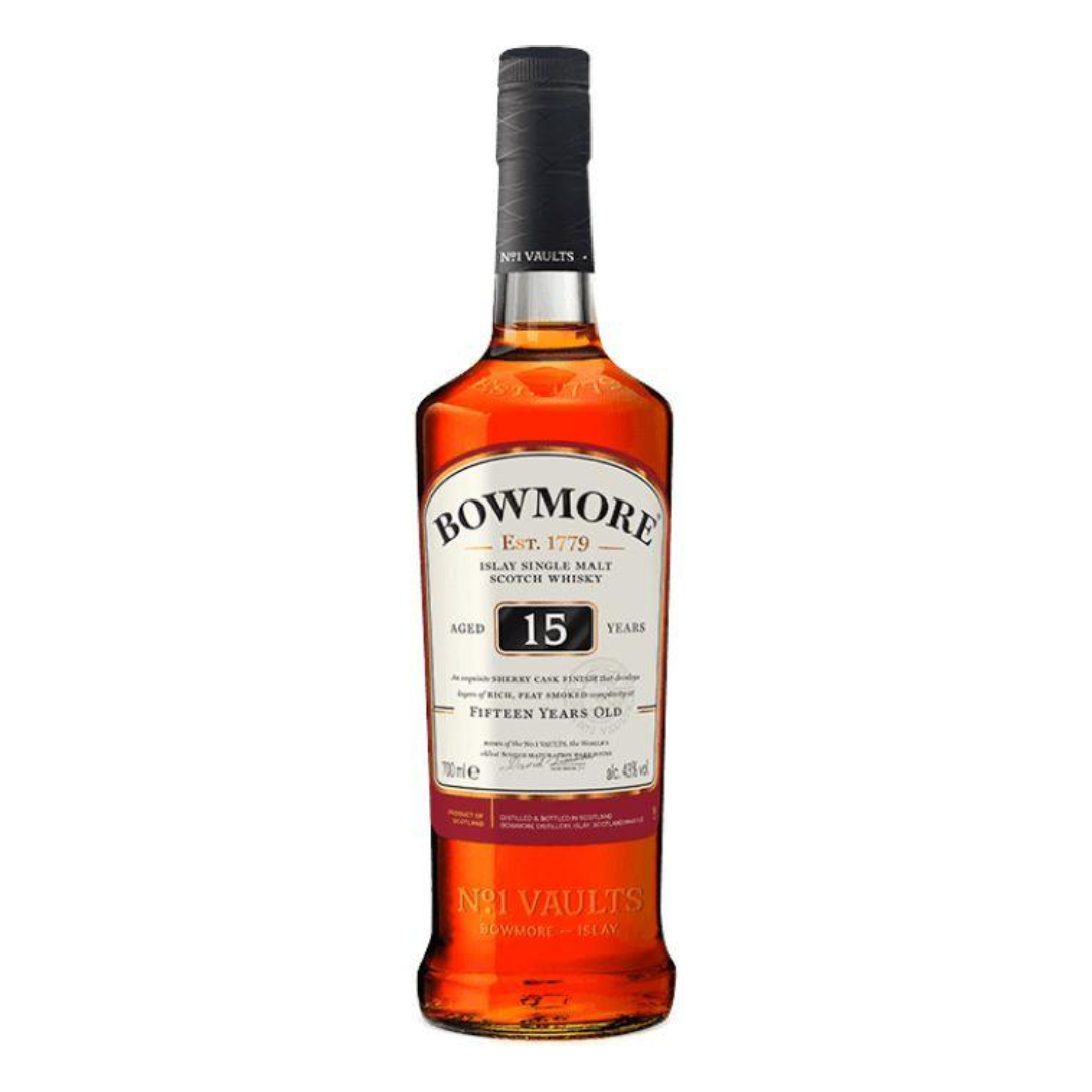 Bowmore Single Malt Scotch Whisky Darkest 15 Year 750ml