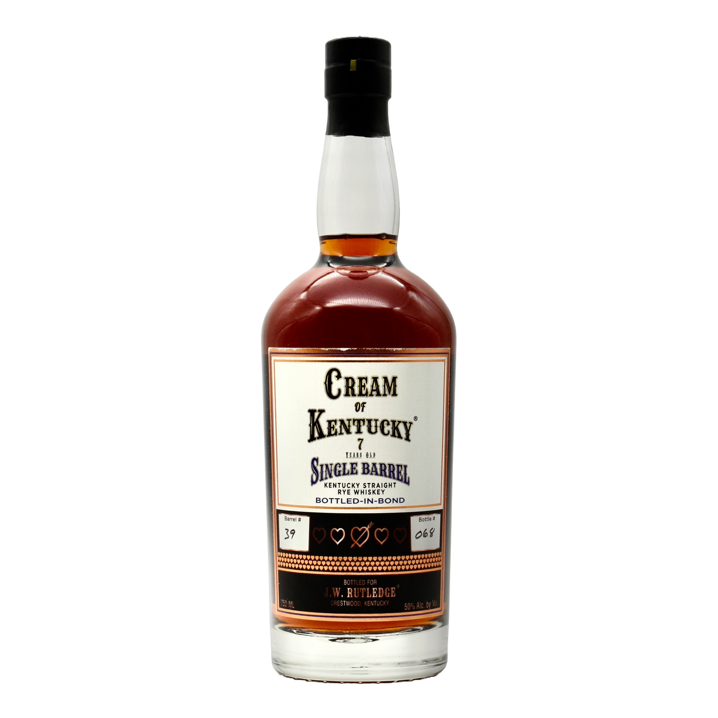 Cream Of Kentucky Single Barrel Rye 7Yr 750ml