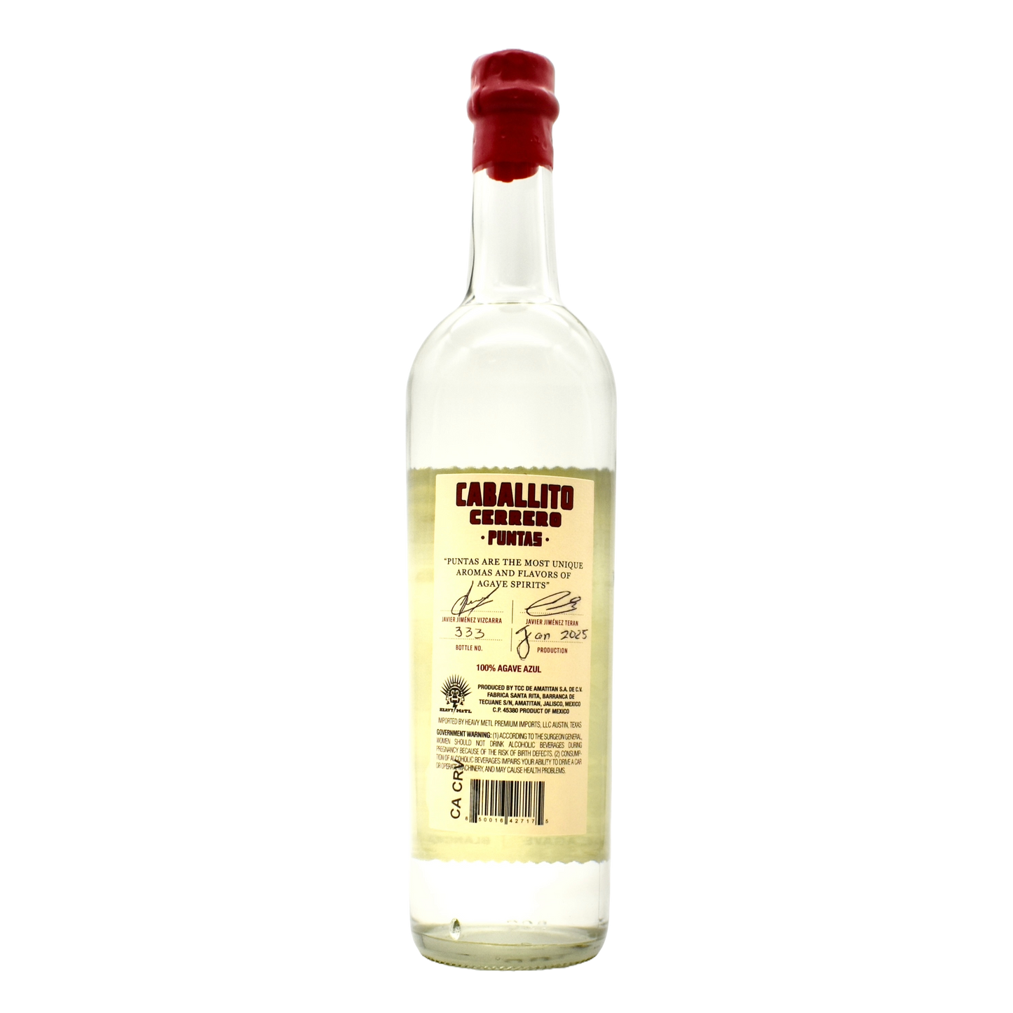 Caballito Cerrero Puntas Azul Blanco 750ml