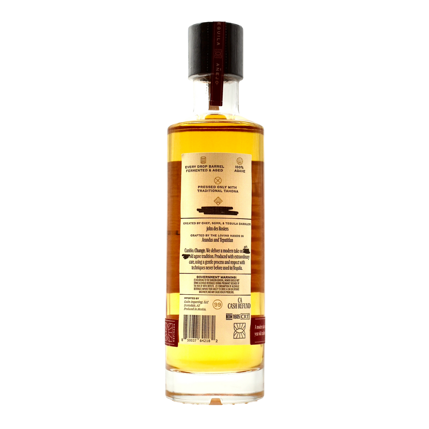 Cambio Tequila Añejo 750ml