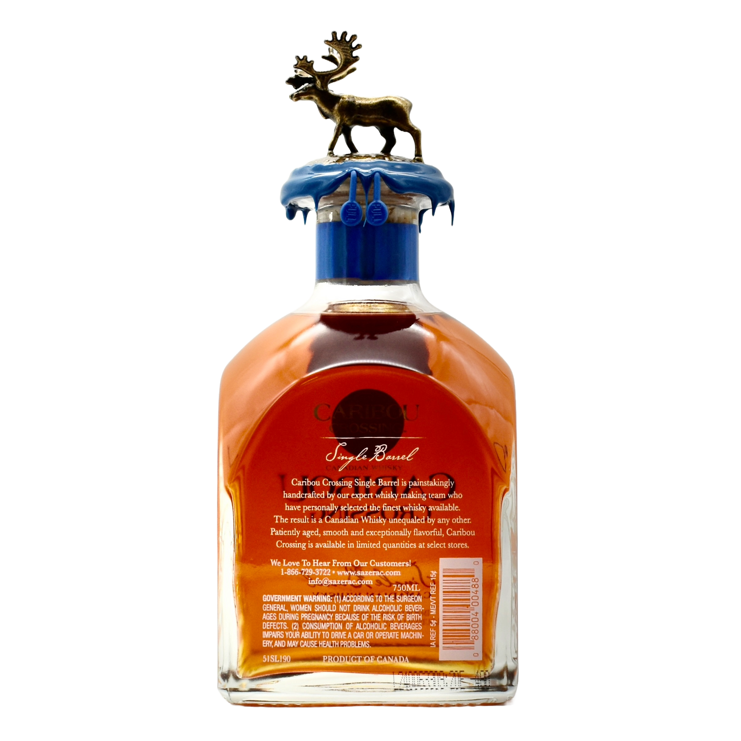 Caribou Crossing Single Barrel Canadian Whiskey 750ml | Club Members Only