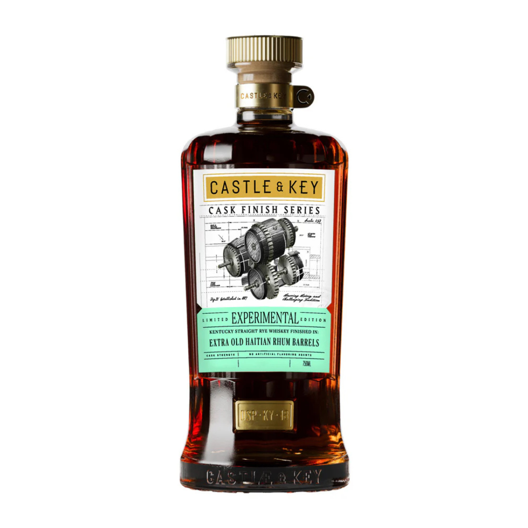 Castle & Key Rye Whiskey Experimental Series 2025 Extra Old Haitian Rhum Barrels 750ml