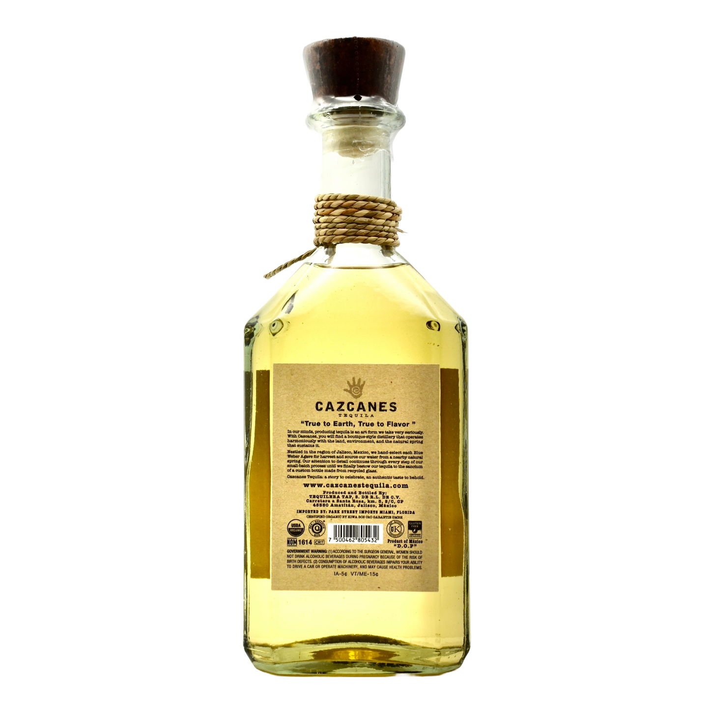 Cazcanes Tequila No.7 Anejo 750ml