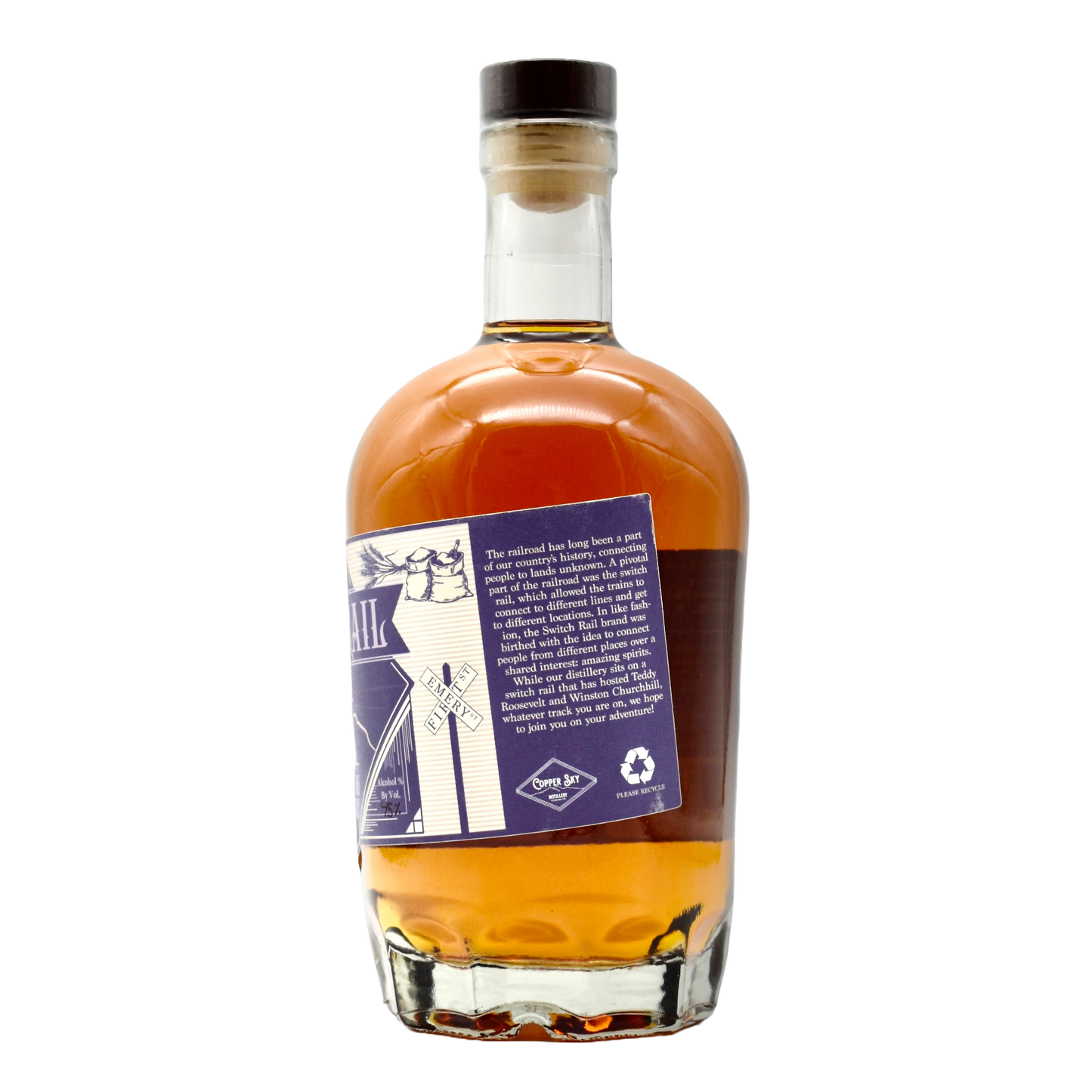 Copper Sky Distillery Switch Rail Single Malt Whiskey 750ml
