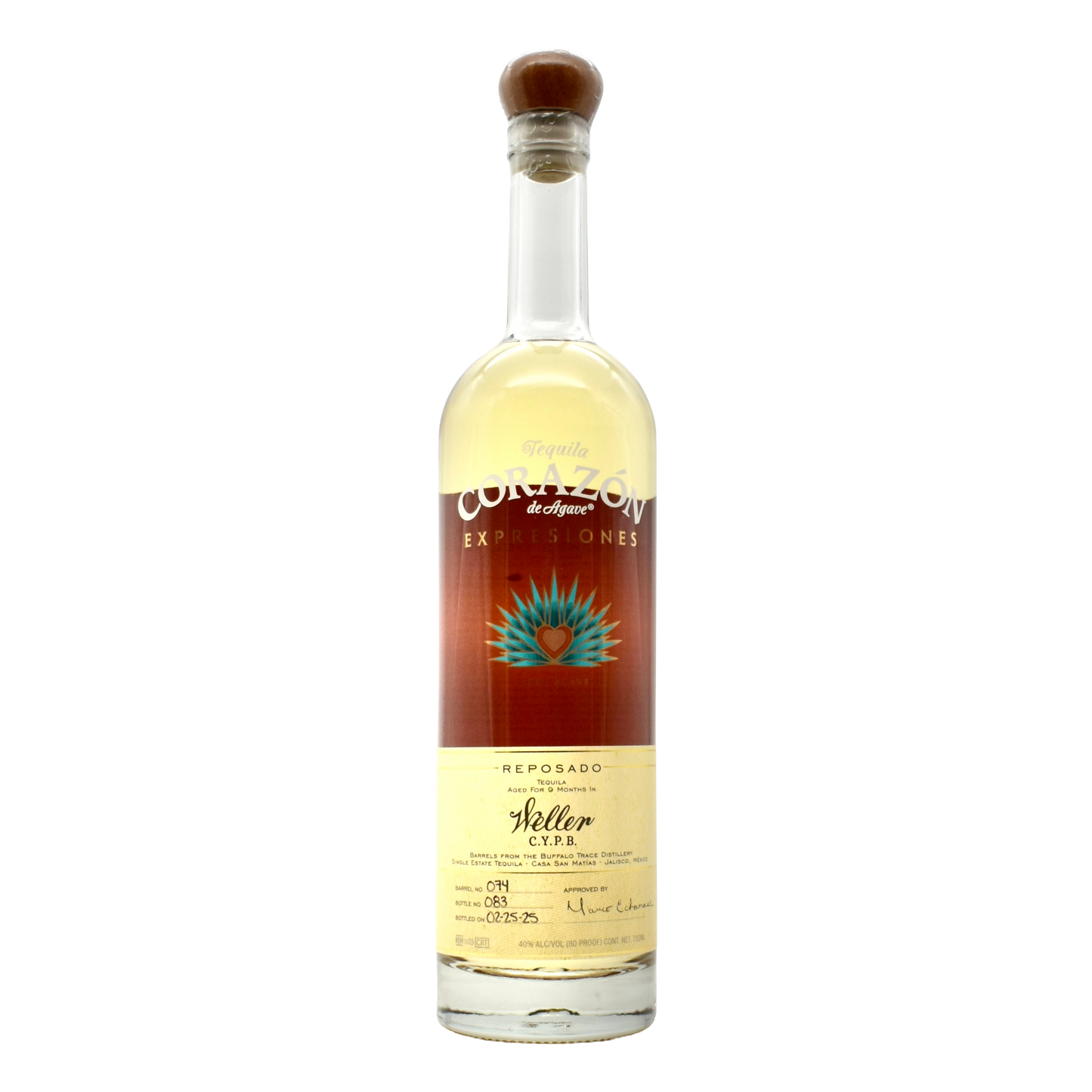 Corazon Tequila Expressions Reposado Weller CYPB 750ml