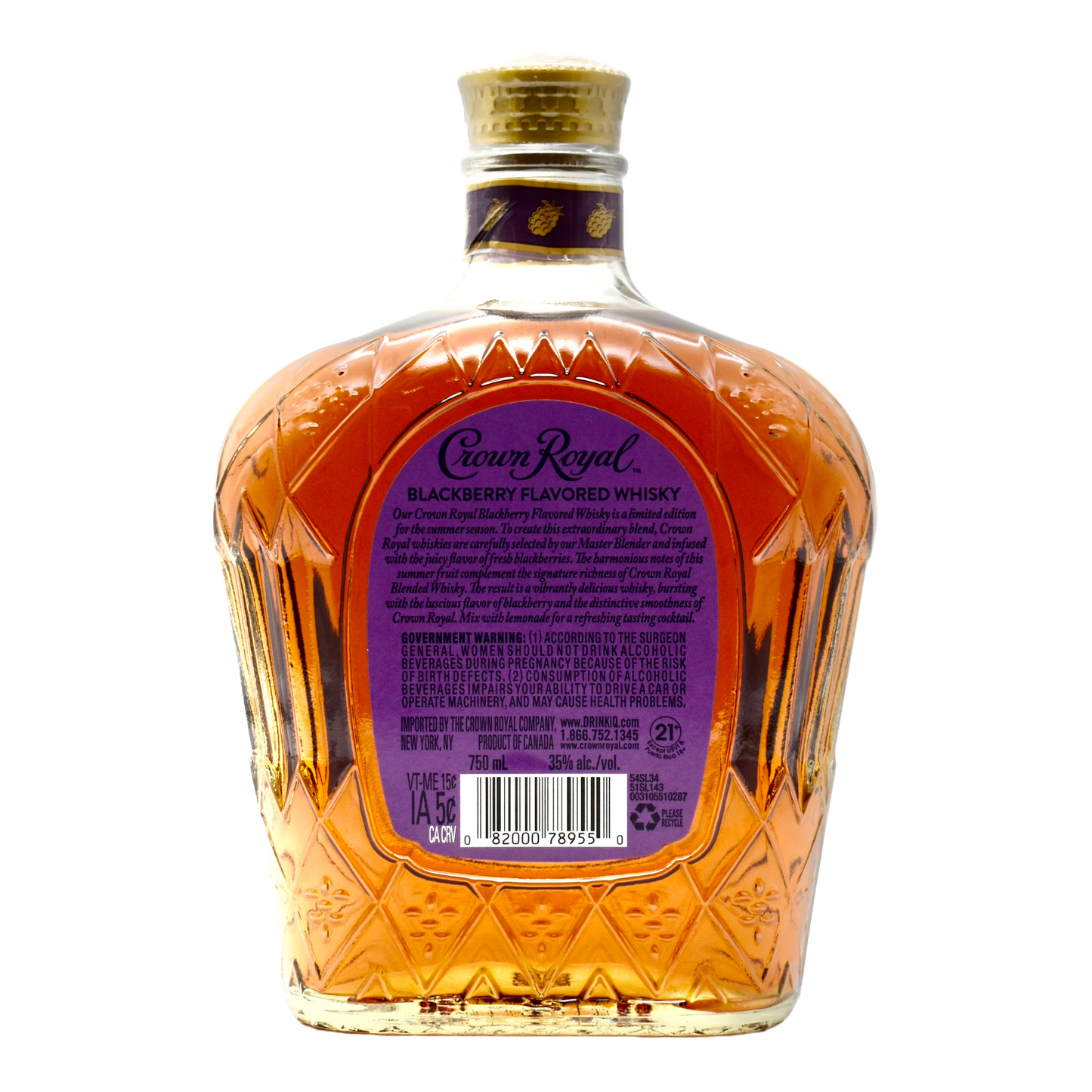 Crown Royal Blackberry Whiskey 750ml