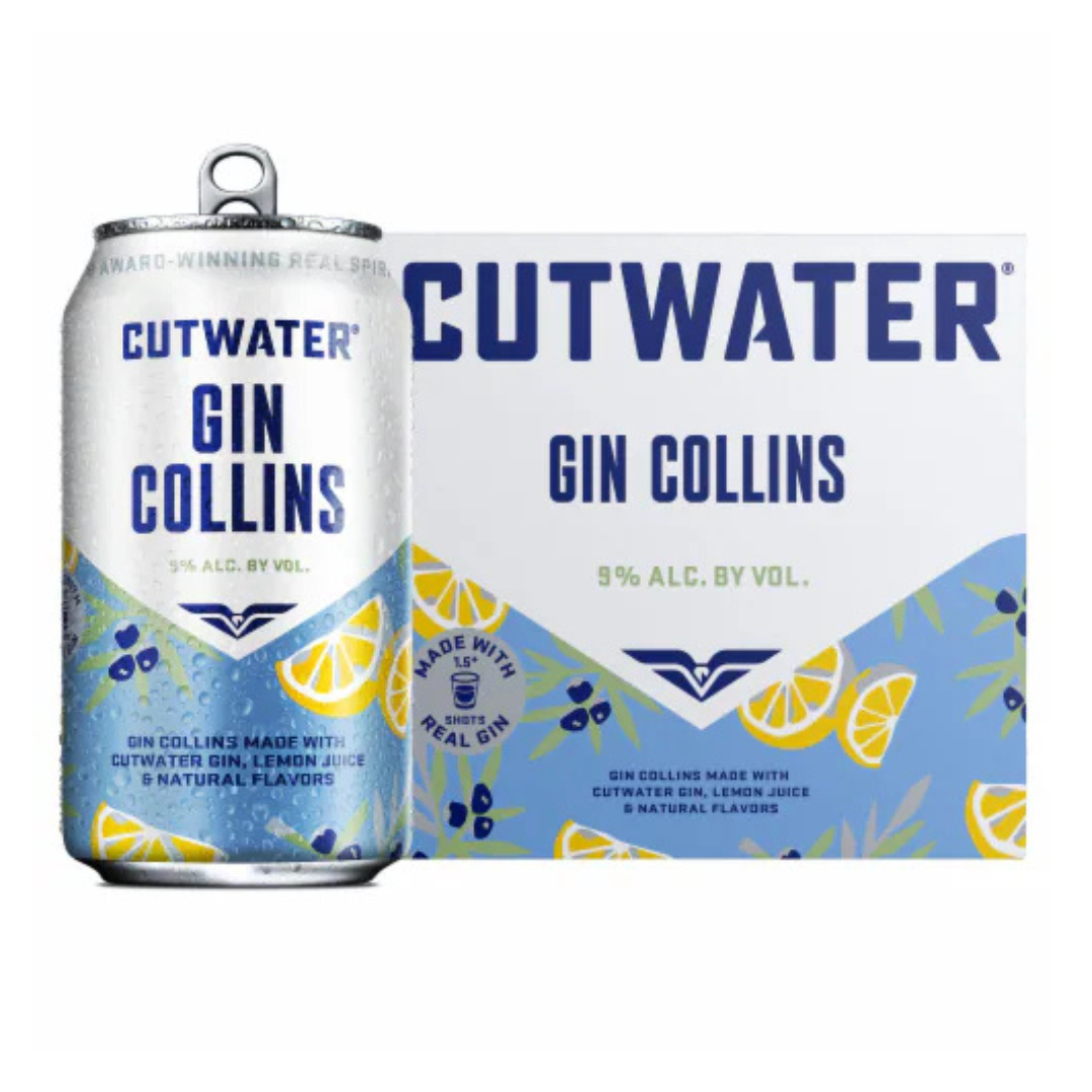 Cutwater Gin Collins 4-Pack 12oz Cans