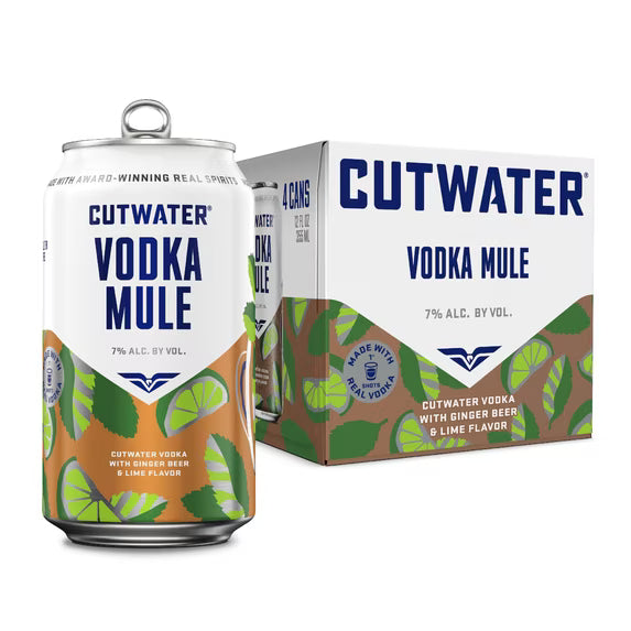 Cutwater Vodka Mule 4-Pack 12oz Cans
