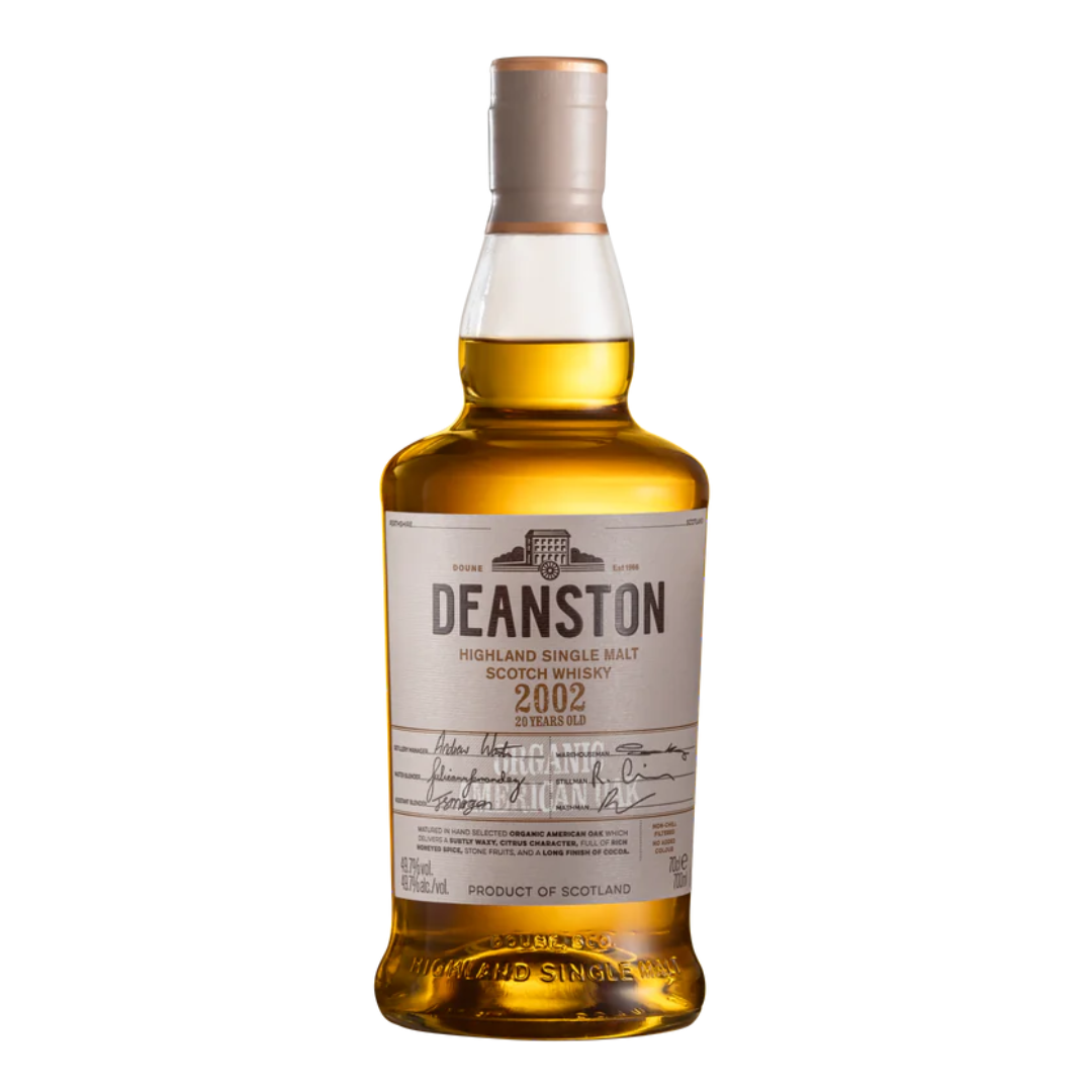 Deanston Single Malt Scotch Whisky Organic American Oak 20 Year 750ml