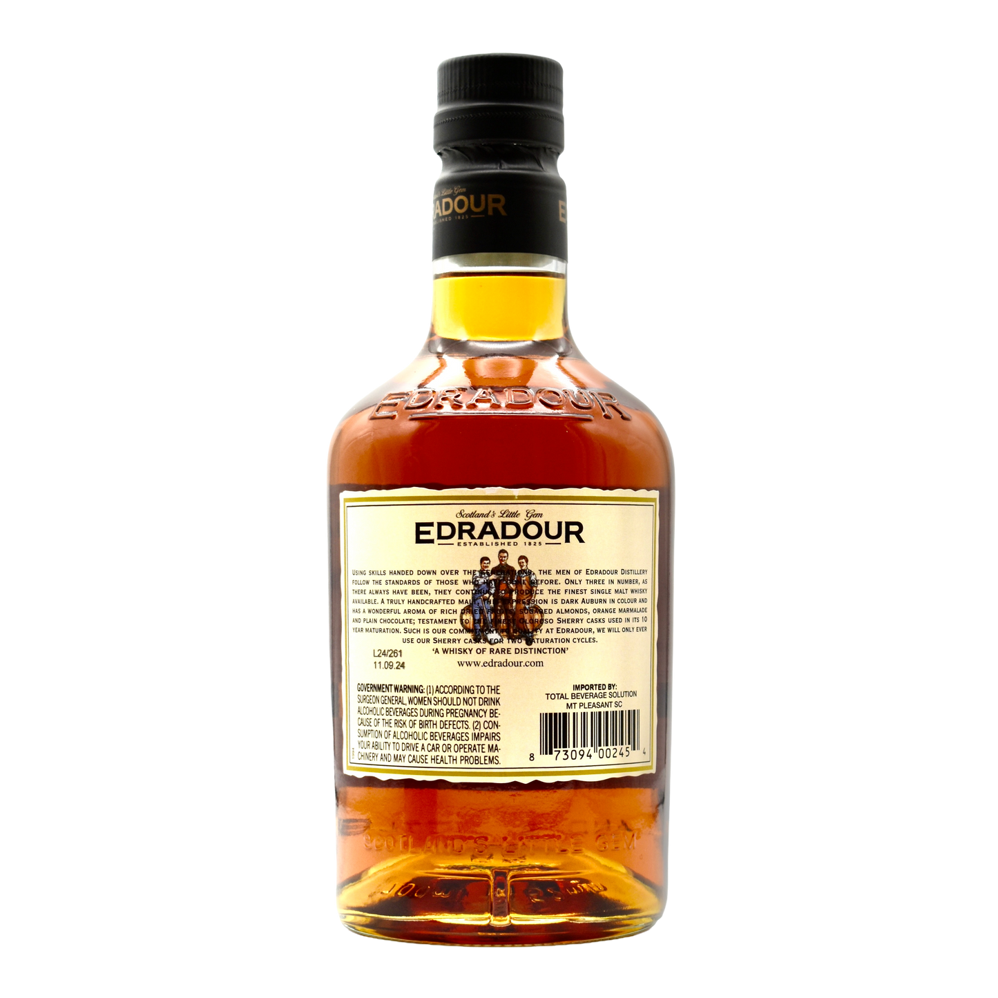 Edradour 10 Year Single Malt Scotch Whisky 700ml
