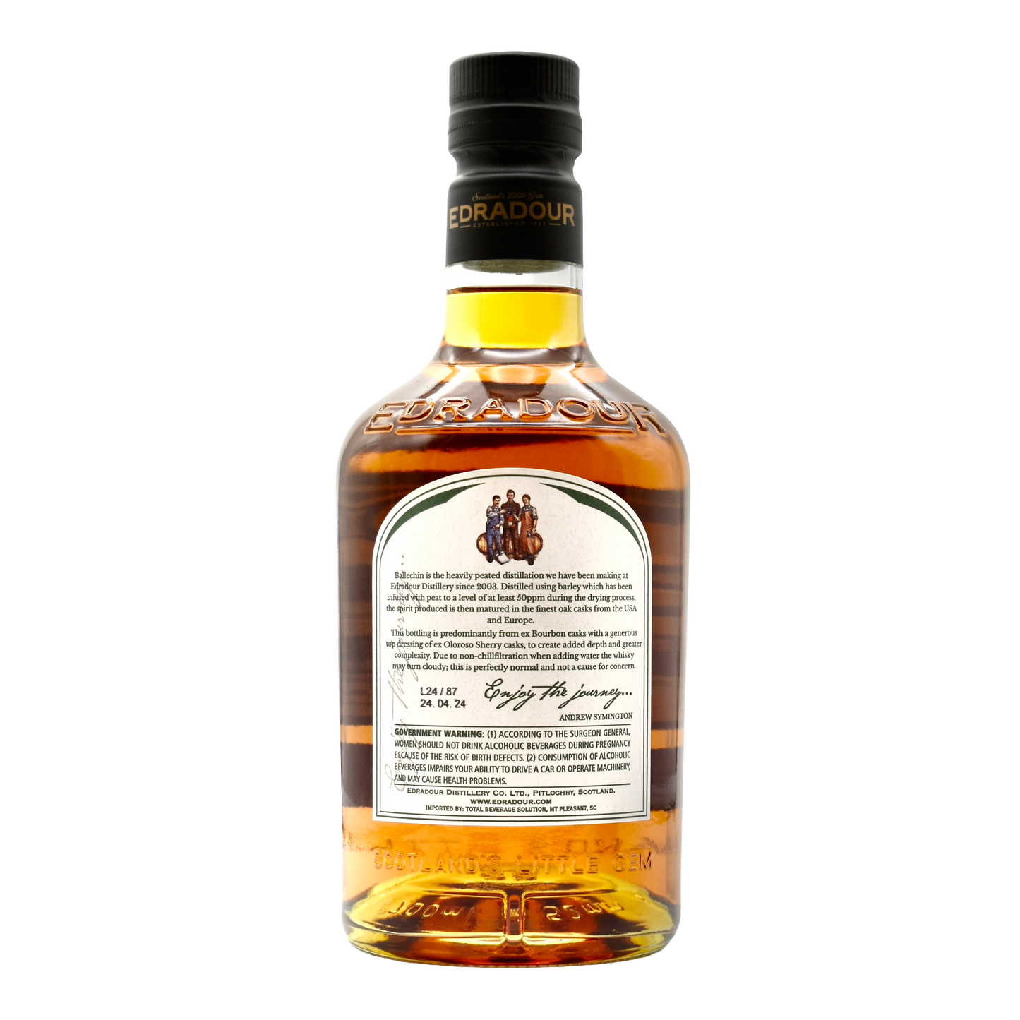 Edradour Ballechin 10 Year Single Malt Scotch Whisky 750ml