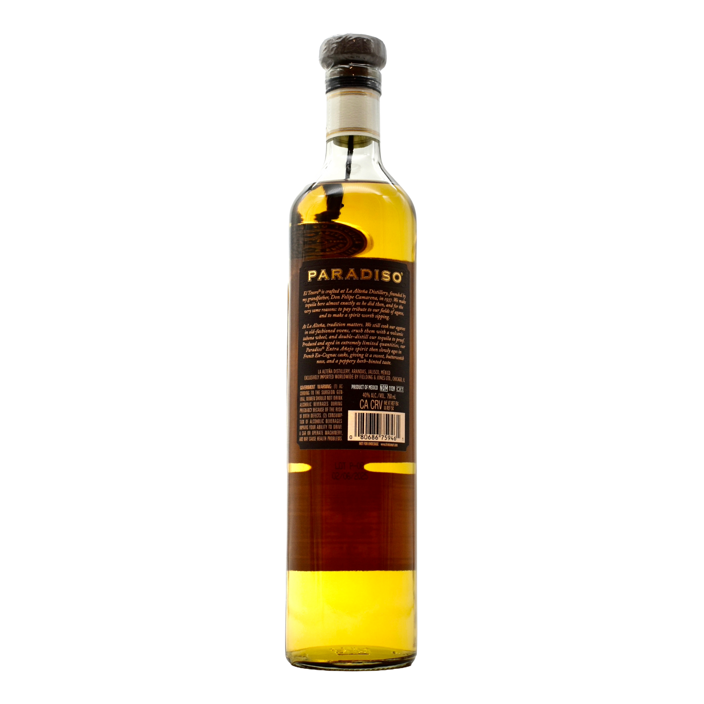 El Tesoro Extra Añejo Paradiso 750ml