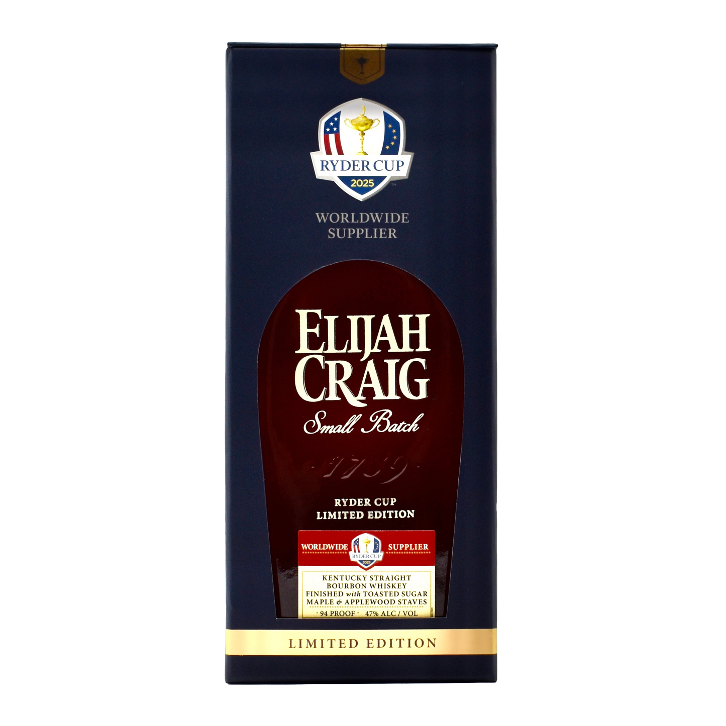 Elijah Craig Small Batch Bourbon Ryder Cup Limited Edition 750ml