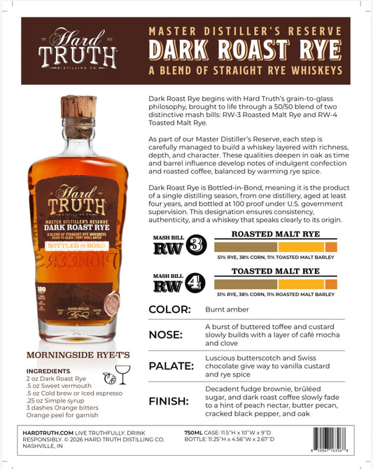 Hard Truth Dark Roast Rye