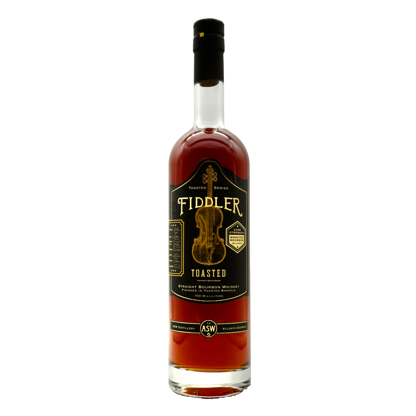 ASW Distillery Fiddler Toasted Bourbon 750ml