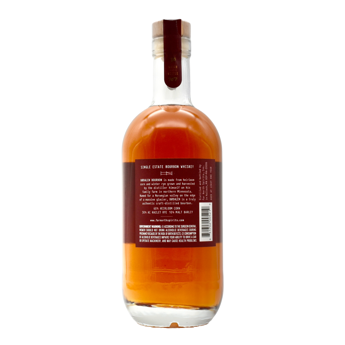 Far North Spirits Bodalen Bourbon Whiskey 750ml