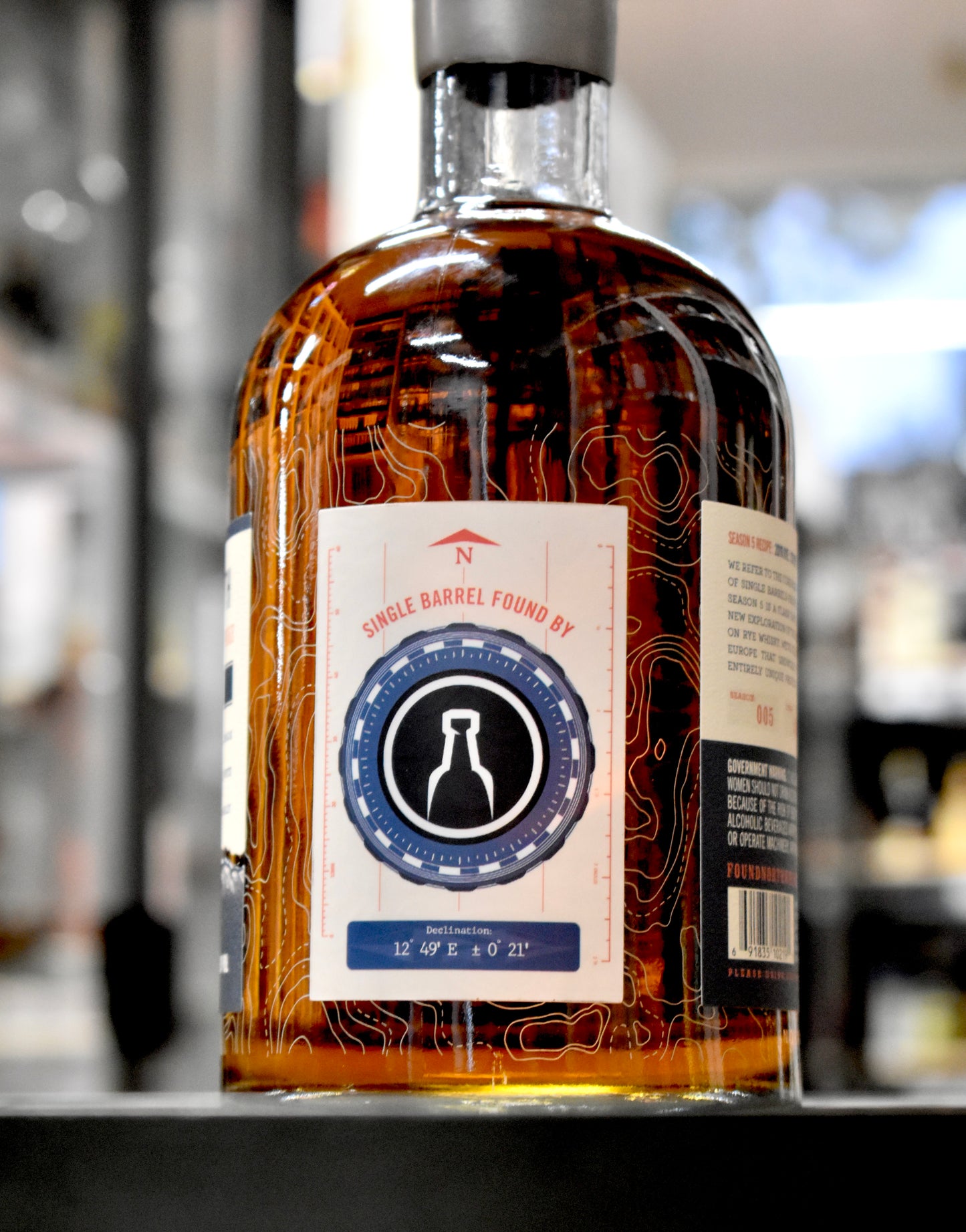 Found North Cask Strength 10 Year Rye Whisky Single Barrel Season 5 750ml - Selected by Unwind