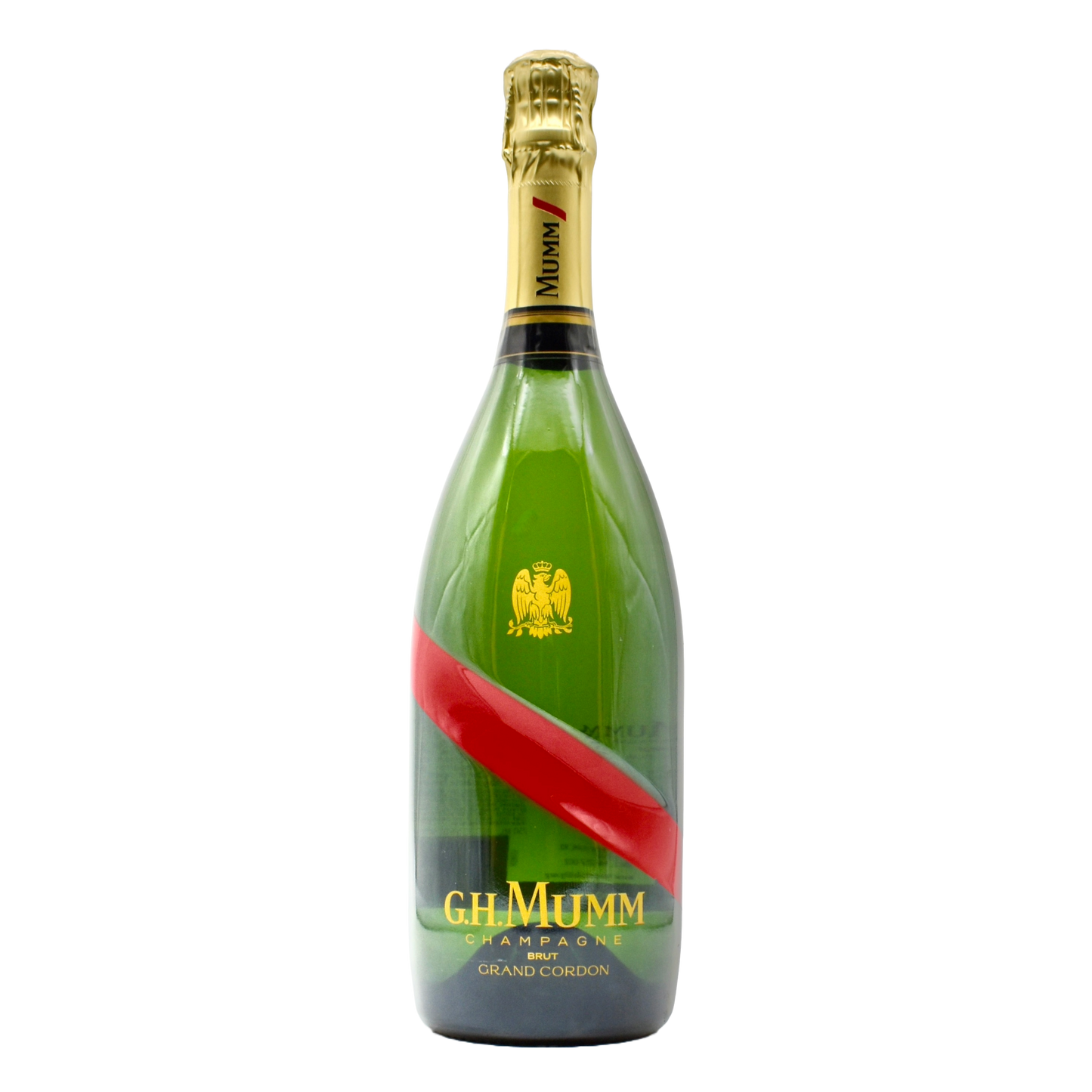 GH Mumm Grand Cordon Brut Champagne 750ml w/ Flutes