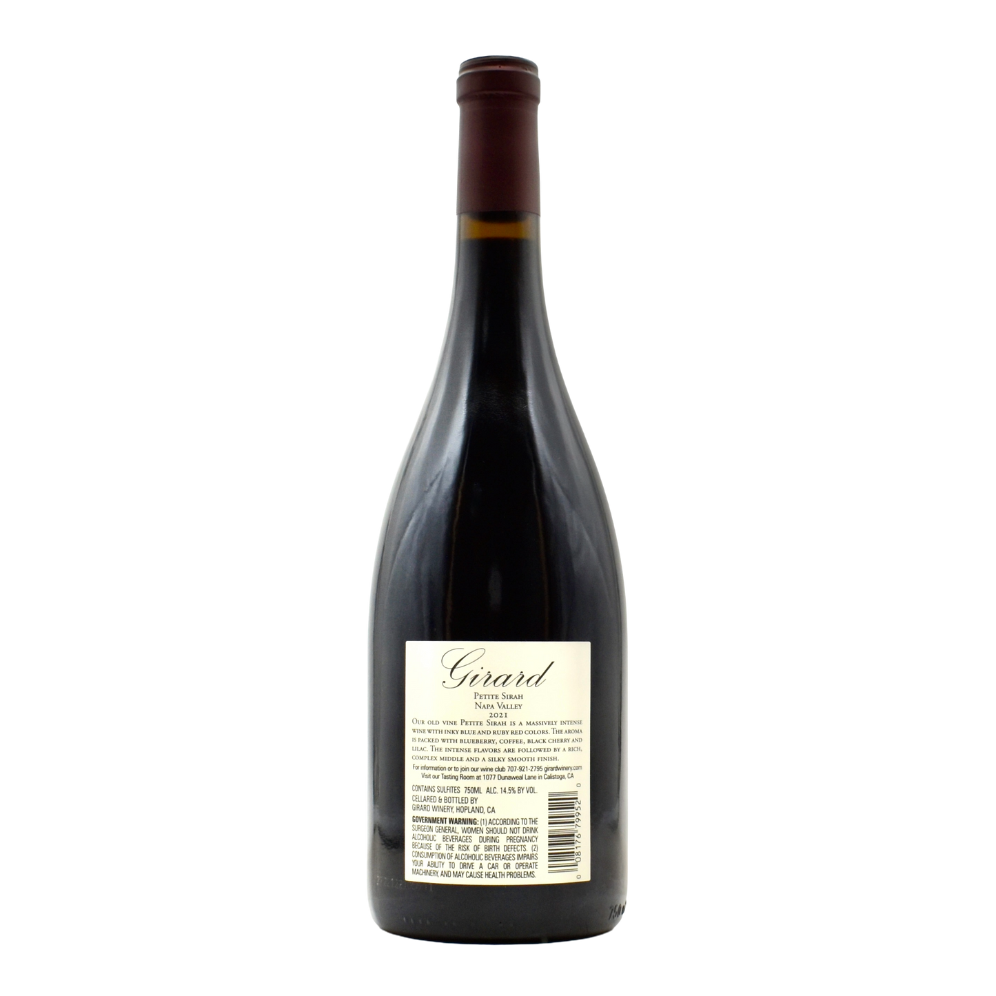 Girard Petite Sirah Napa Valley 2021 750ml