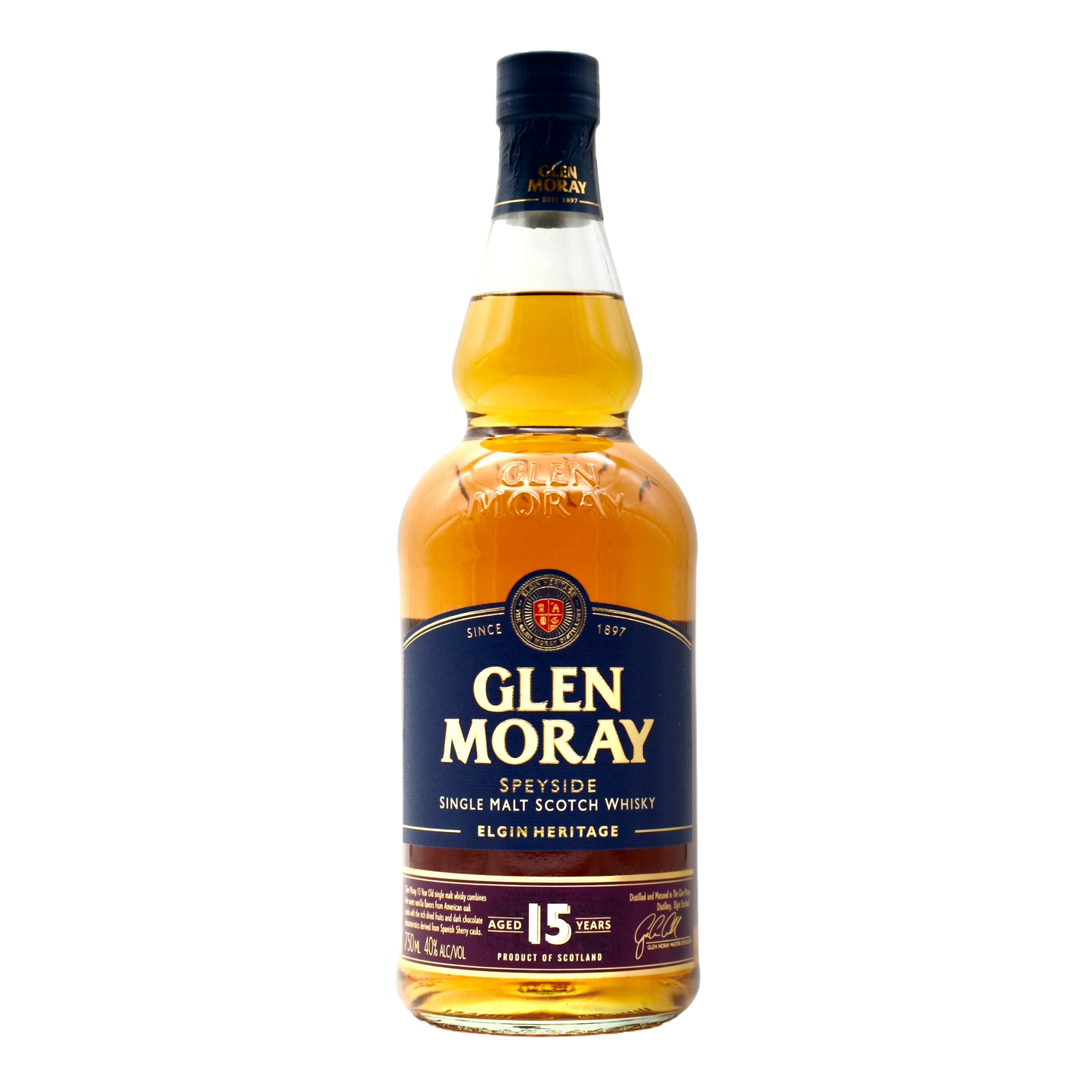 Glen Moray Scotch Whisky 15 Year 750ml