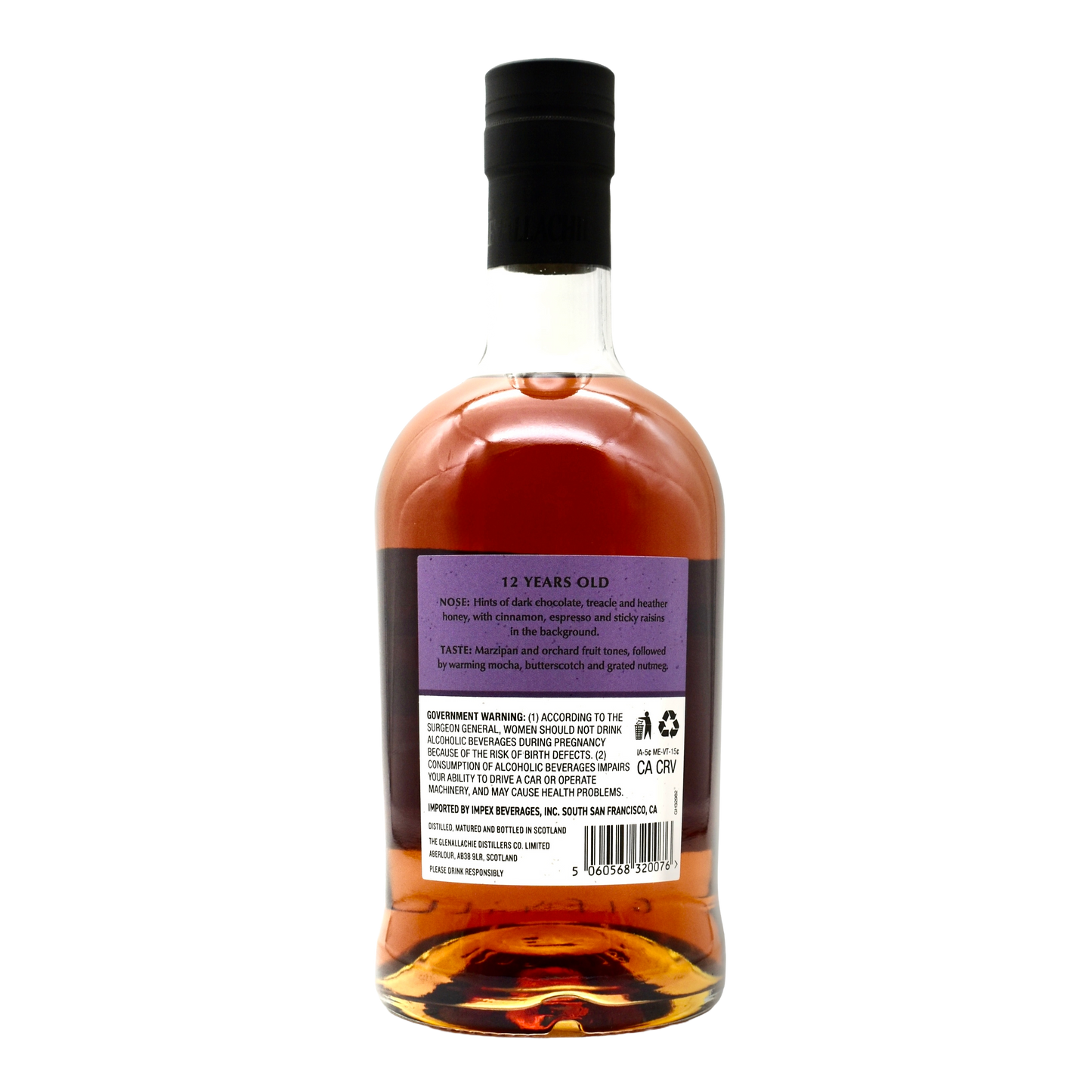 Glenallachie 12 Year Old Speyside Single Malt Scotch Whisky 700ml