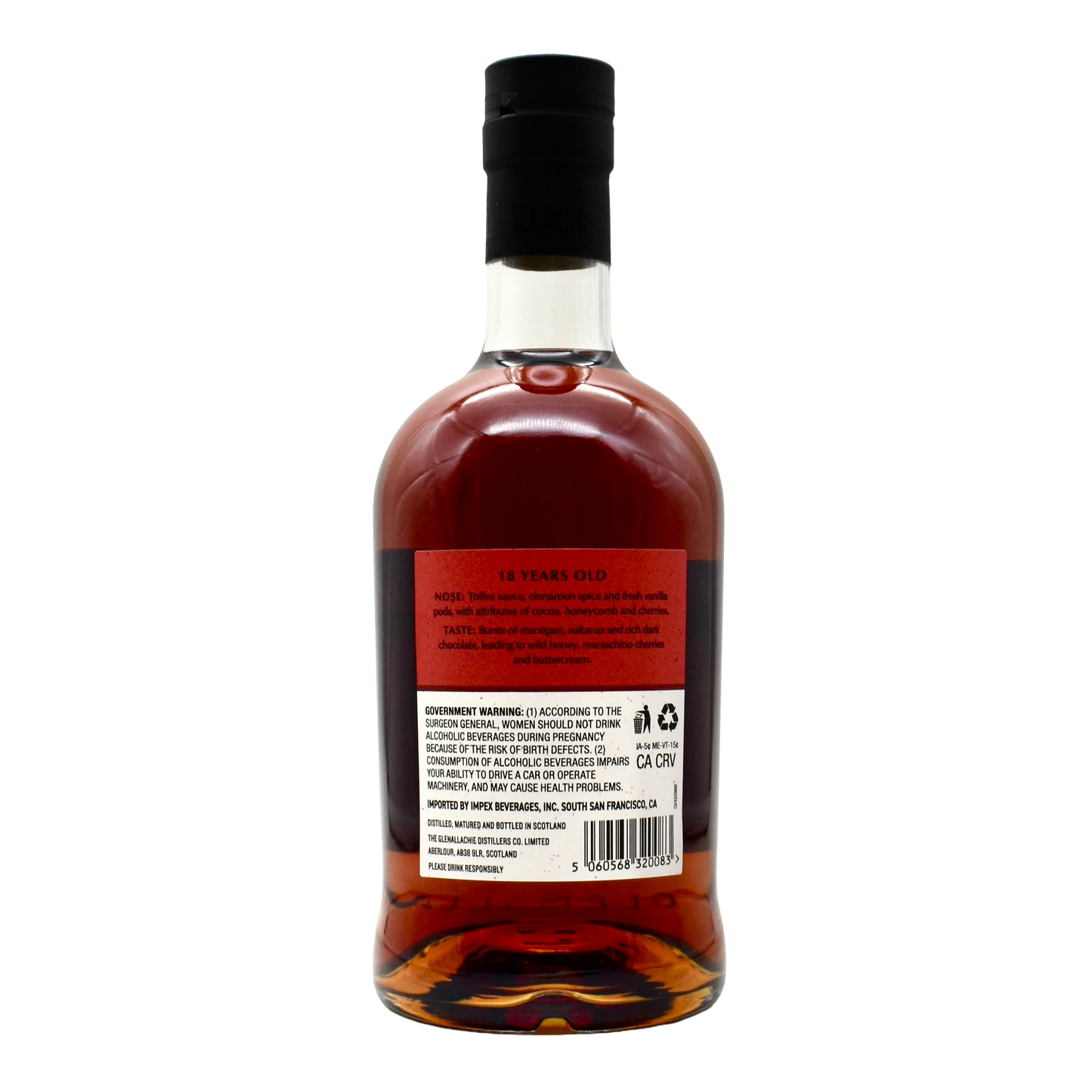 Glenallachie 18 Year Old Speyside Single Malt Scotch Whisky 700ml