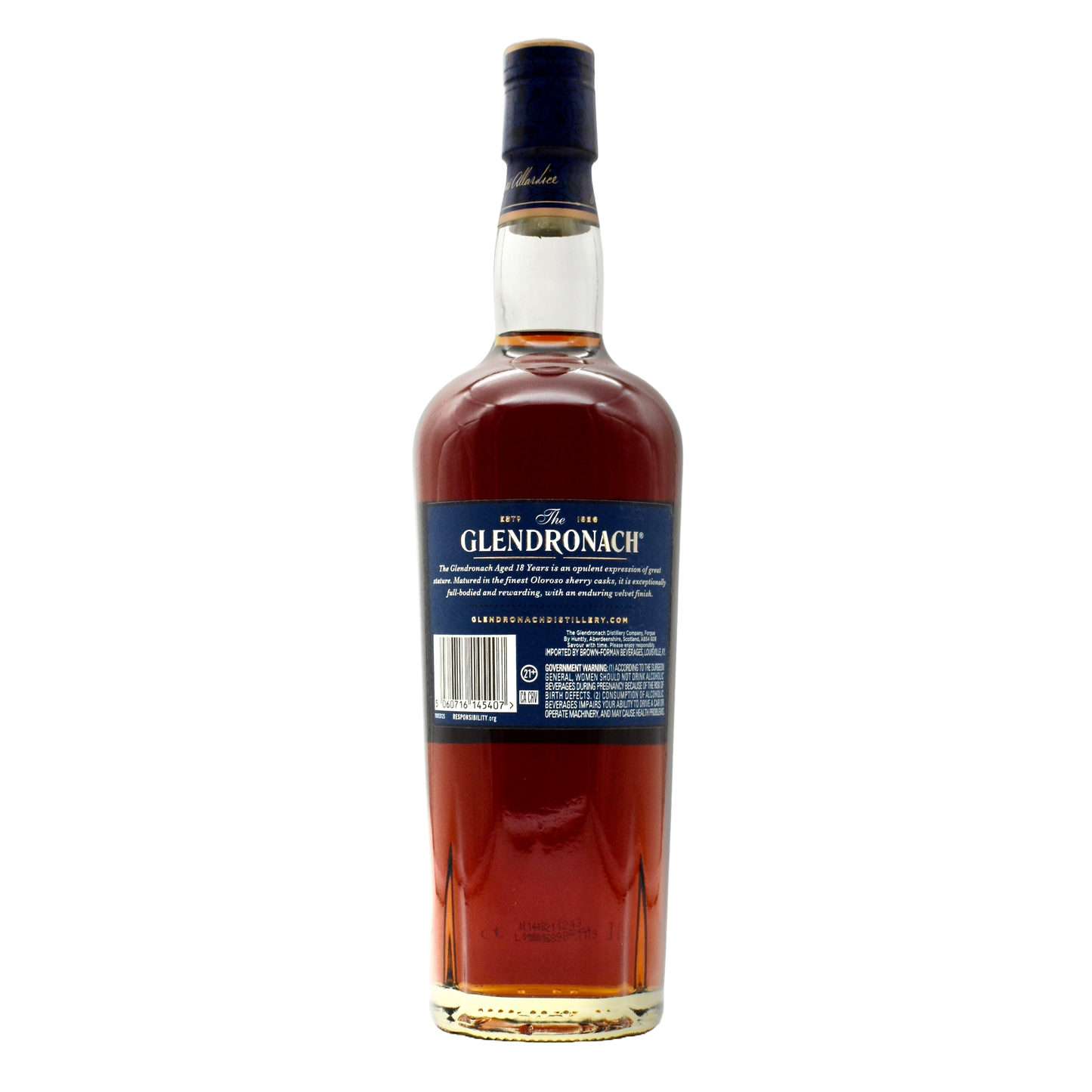 Glendronach 18 Year Scotch Whiskey 750ml