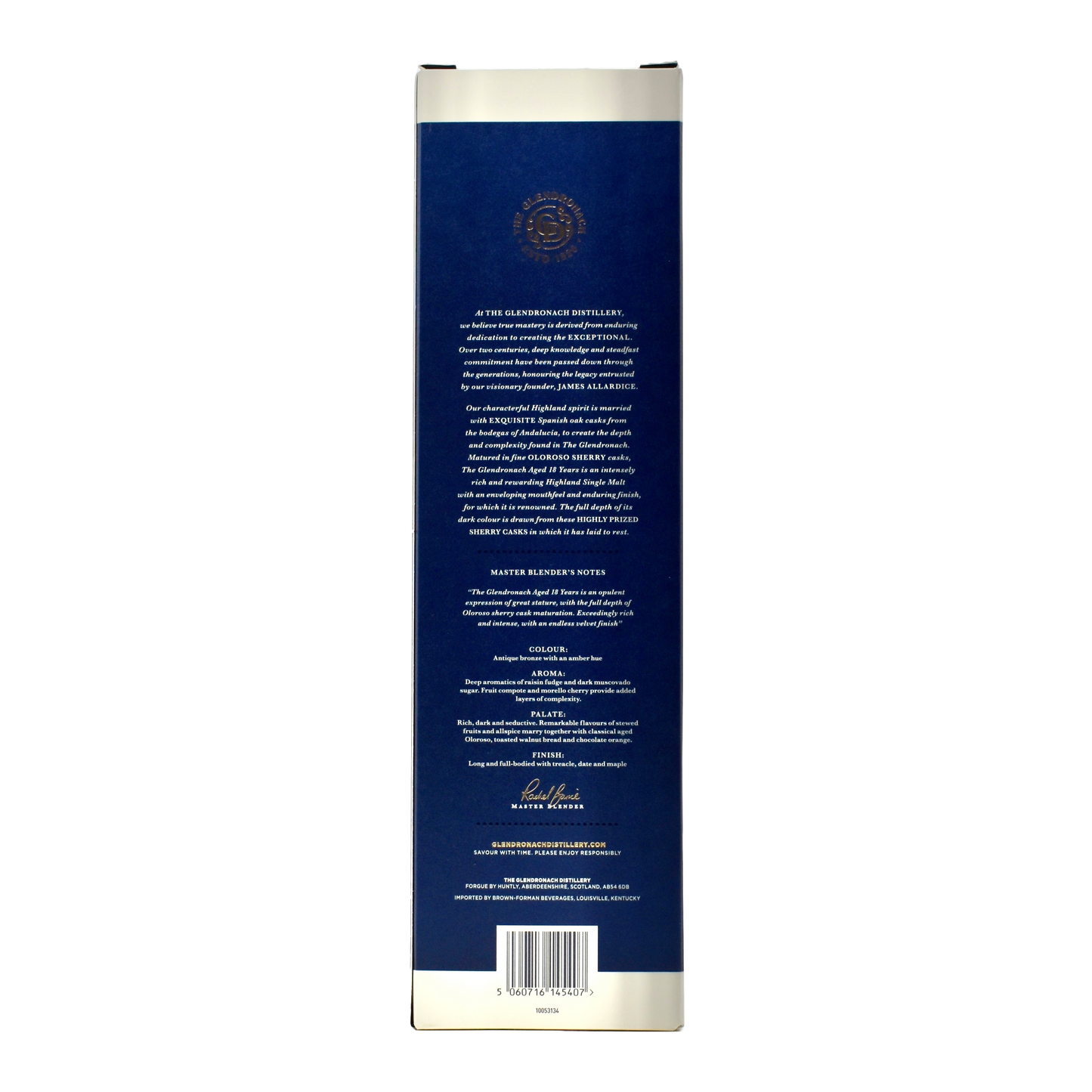 Glendronach 18 Year Scotch Whiskey 750ml