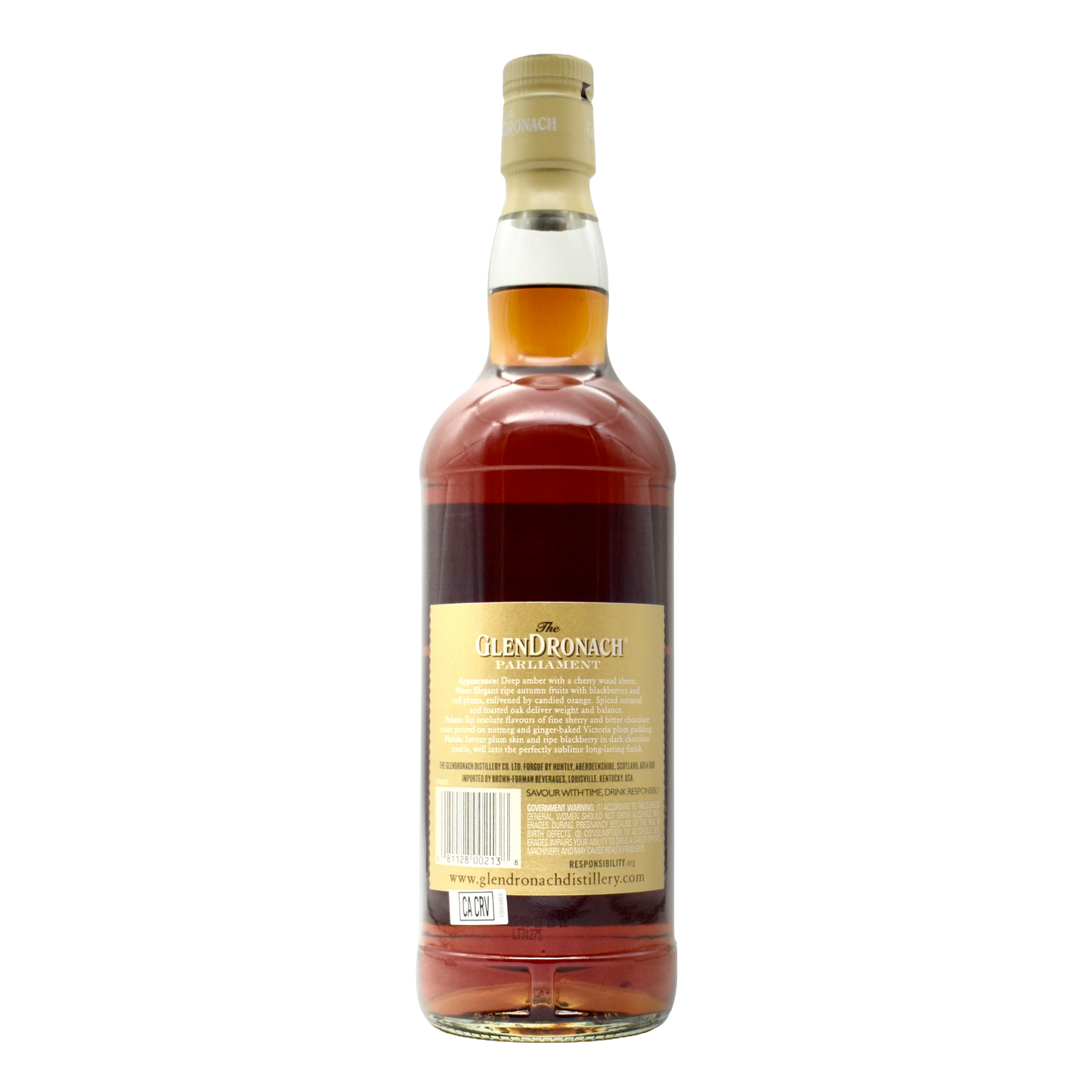 The GlenDronach 21 Year Old Parliament Single Malt Scotch Whisky 750ml