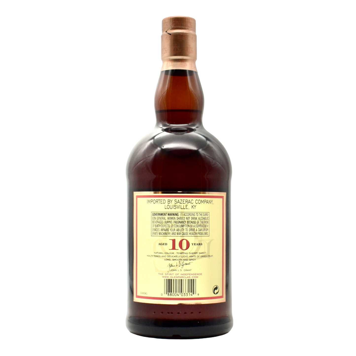 Glenfarclas 10 Year Scotch Whiskey 750ml