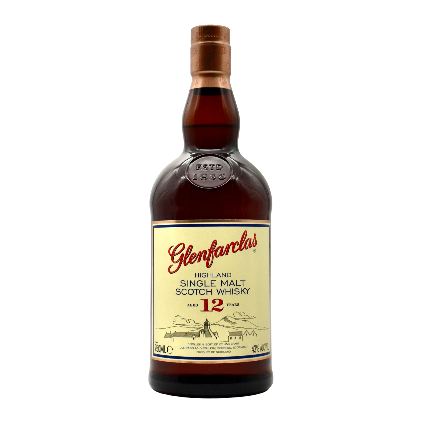 Glenfarclas 12 Year Scotch Whiskey 750ml