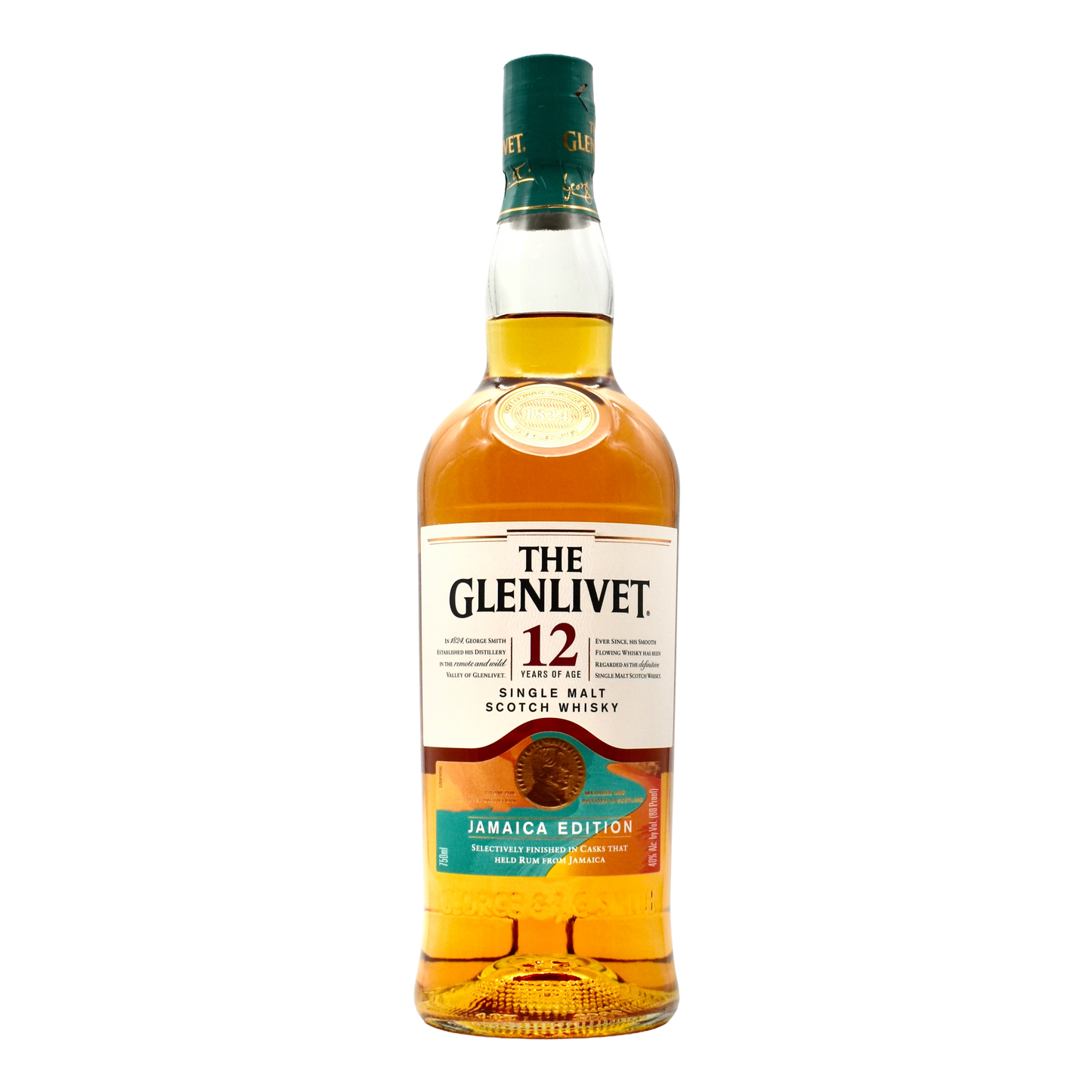 Glenlivet Single Malt Scotch Whisky Jamaica 12 Year 750ml