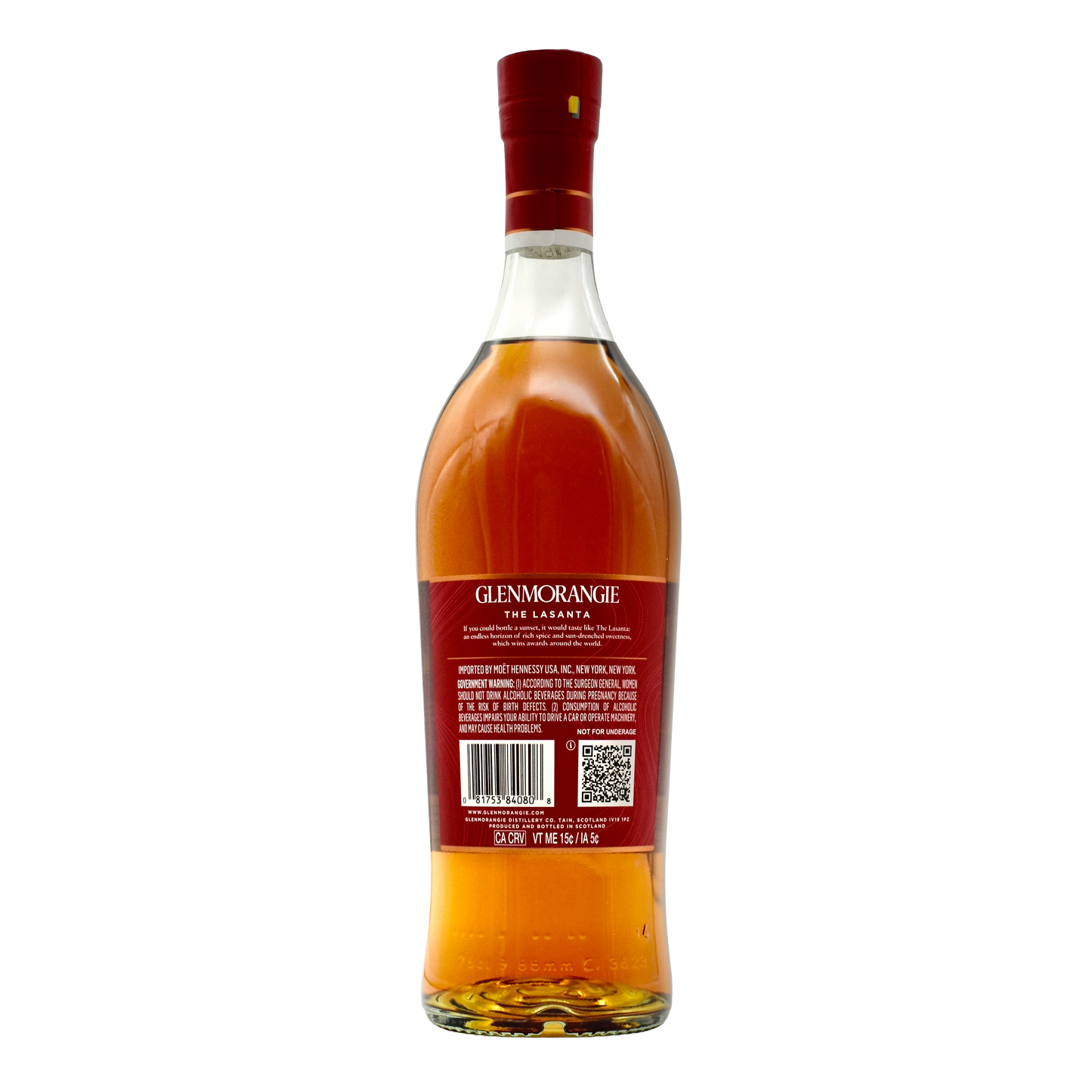 Glenmorangie Lasanta 15 Year Old Sherry Cask Finish Single Malt Scotch Whisky 750ml
