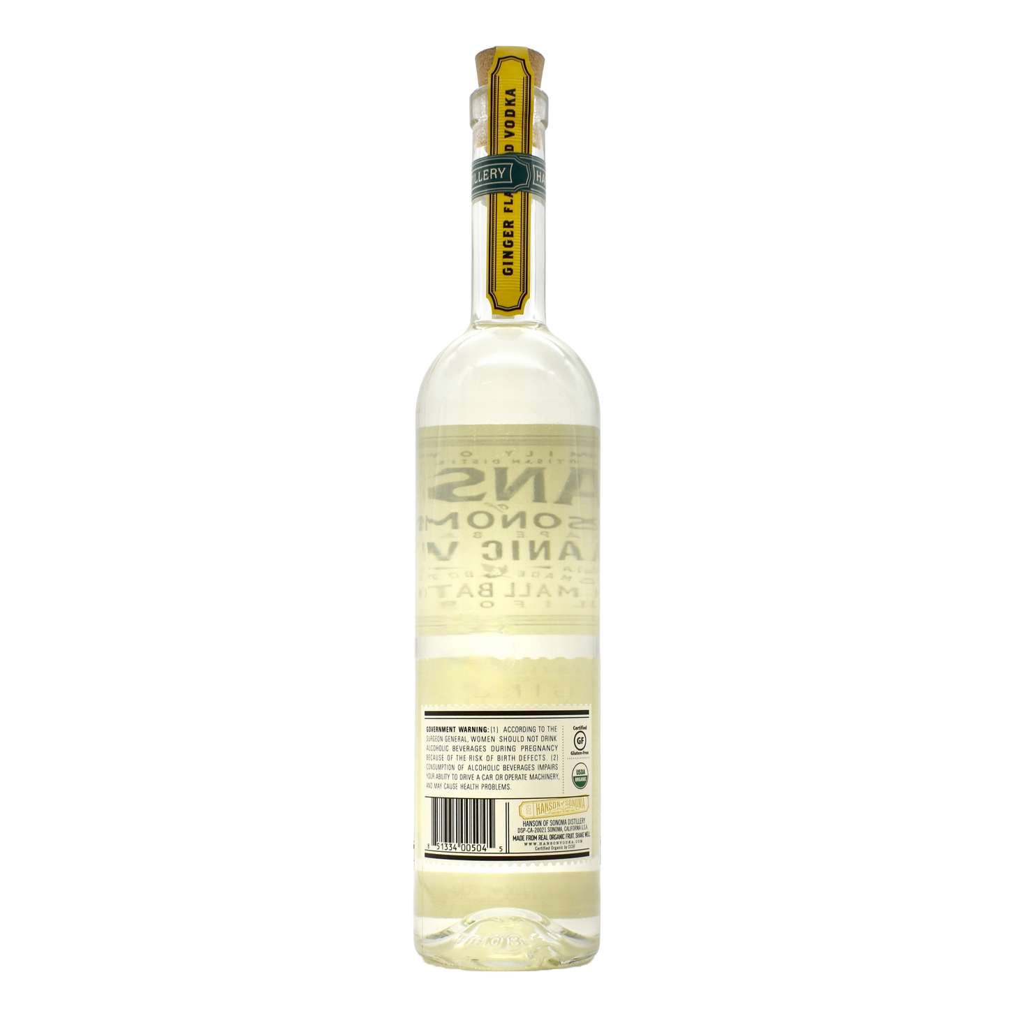 Hanson Ginger Vodka 750ml
