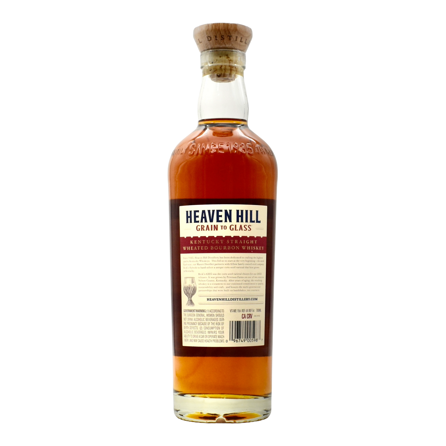 Heaven Hill Grain to Glass Wheated Bourbon 2nd Edition 700ml