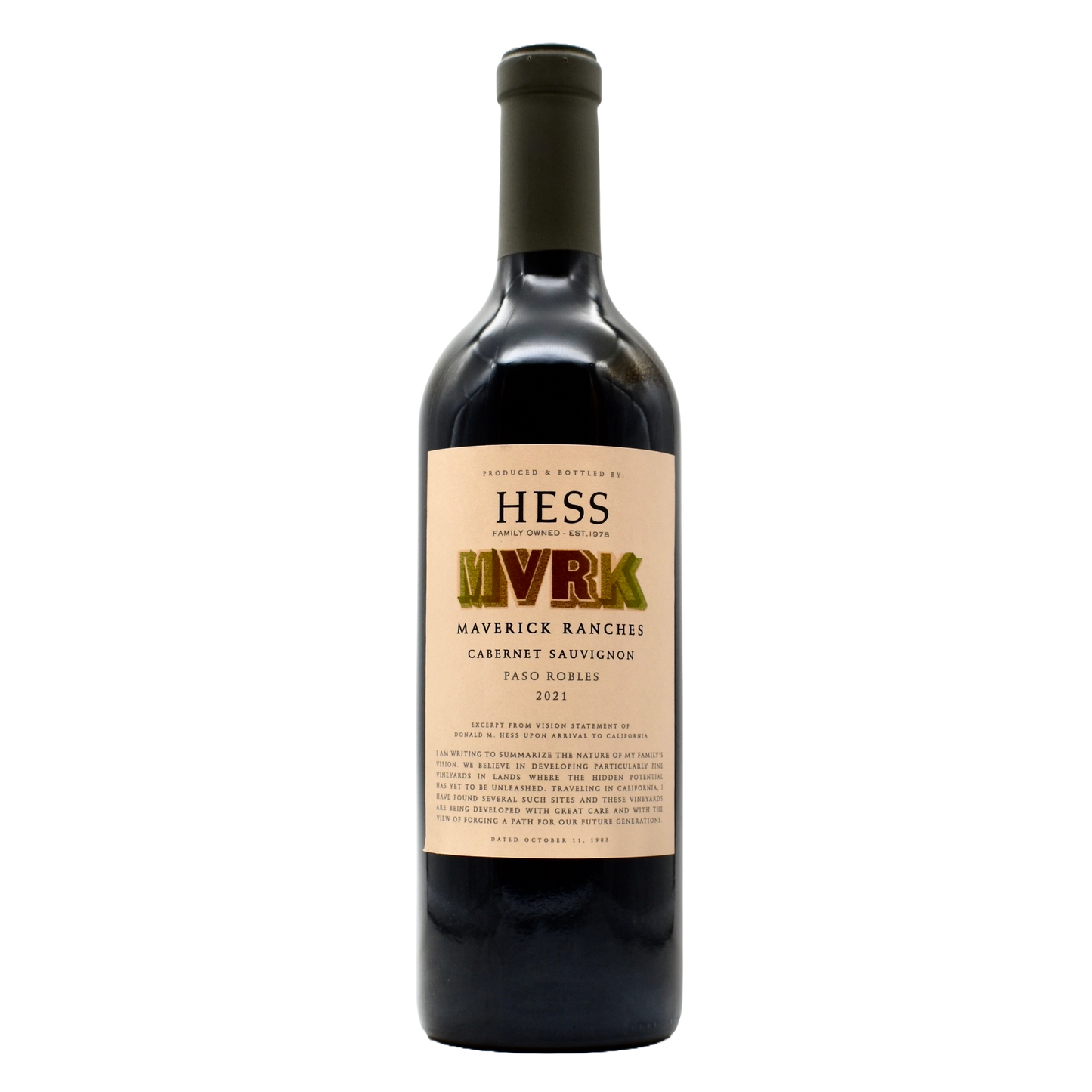 Hess Mavrick Ranch Cabernet Sauvignon 750ml